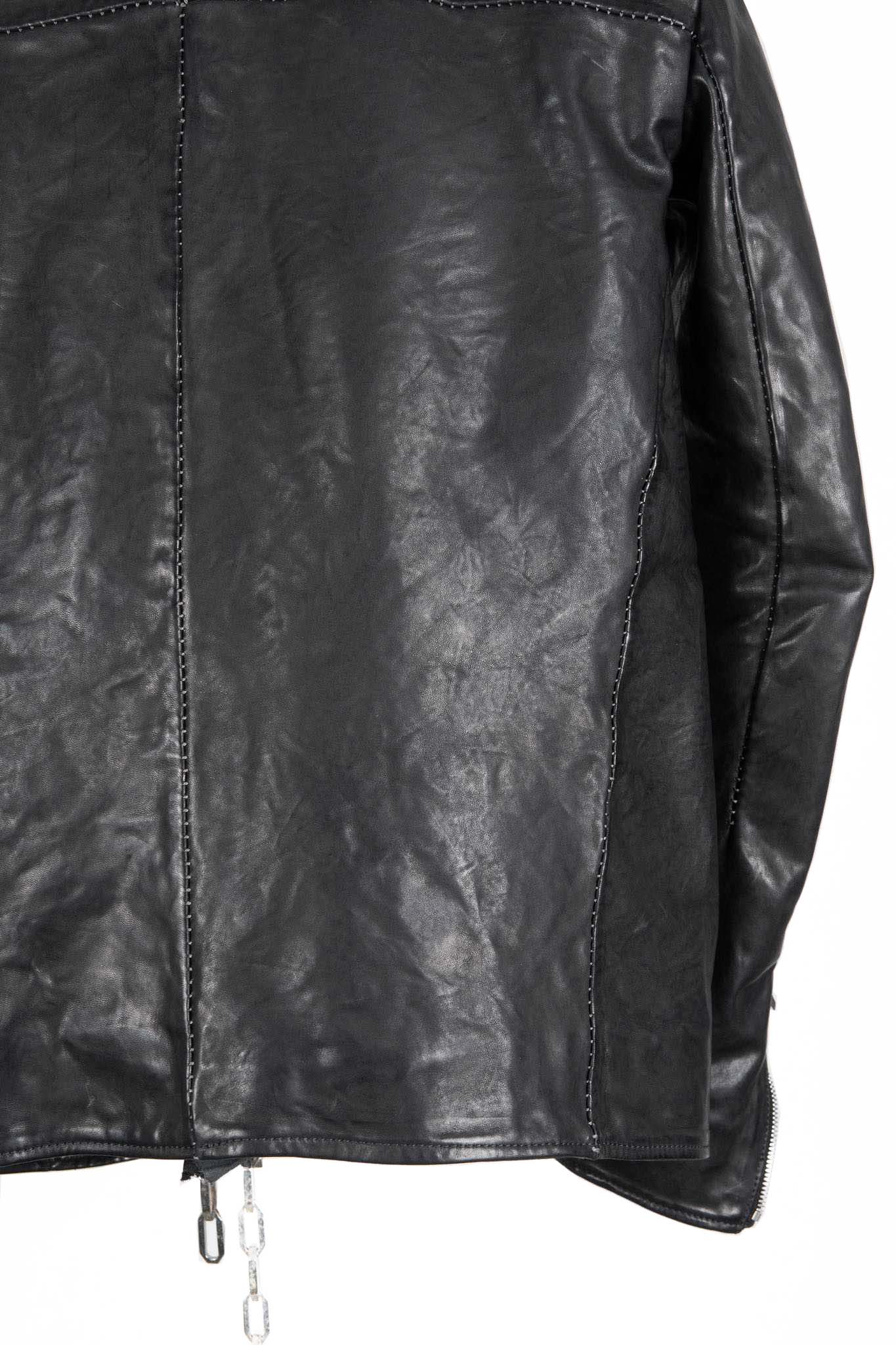 HORSE LEATHER MOTO #4 LINED