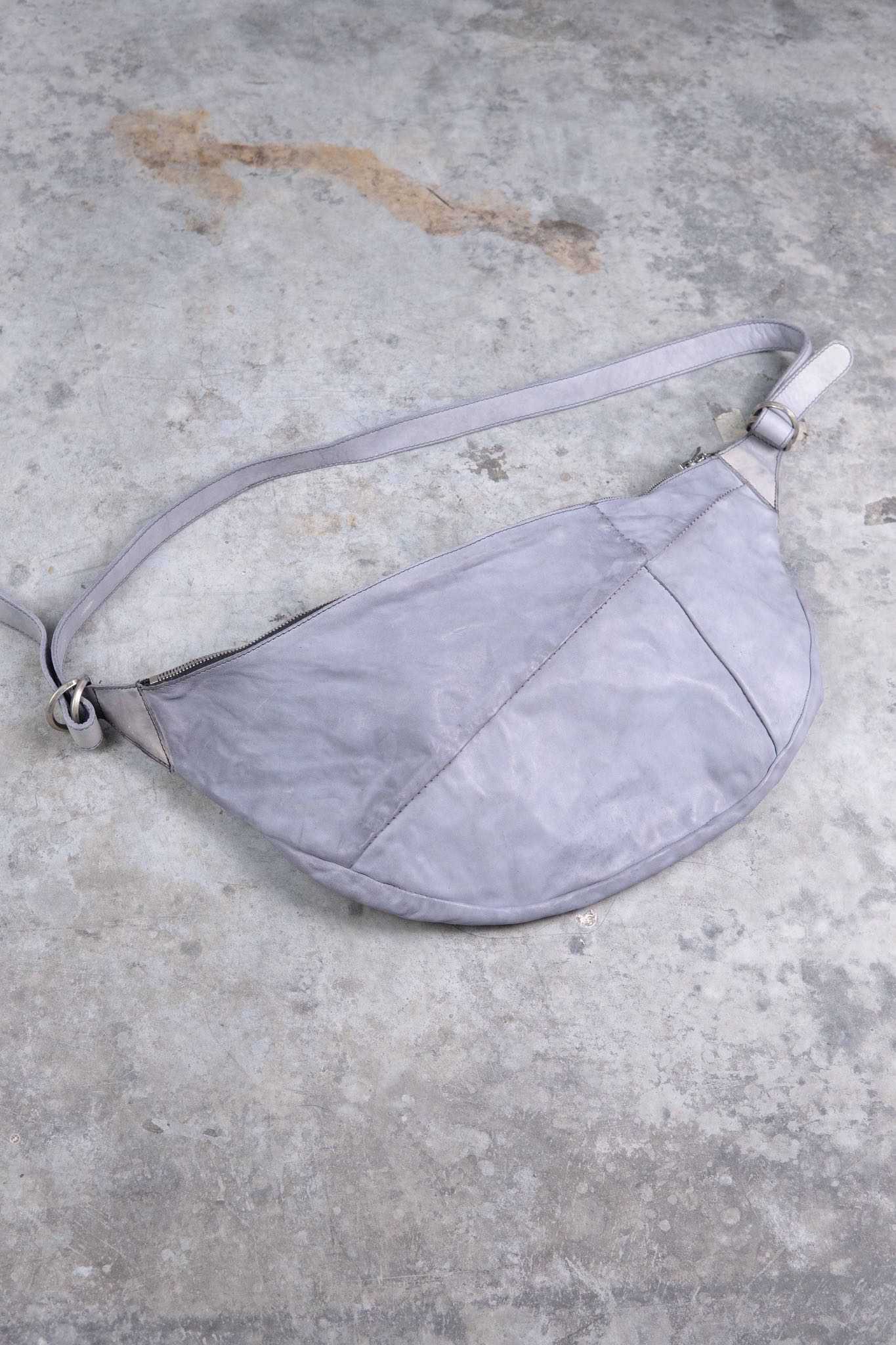 HORSE WHITE LEATHER BAG SNAT PACK SP-1 UNLINED