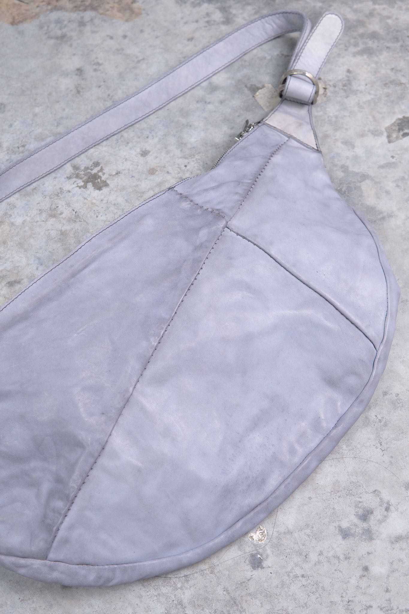 HORSE WHITE LEATHER BAG SNAT PACK SP-1 UNLINED
