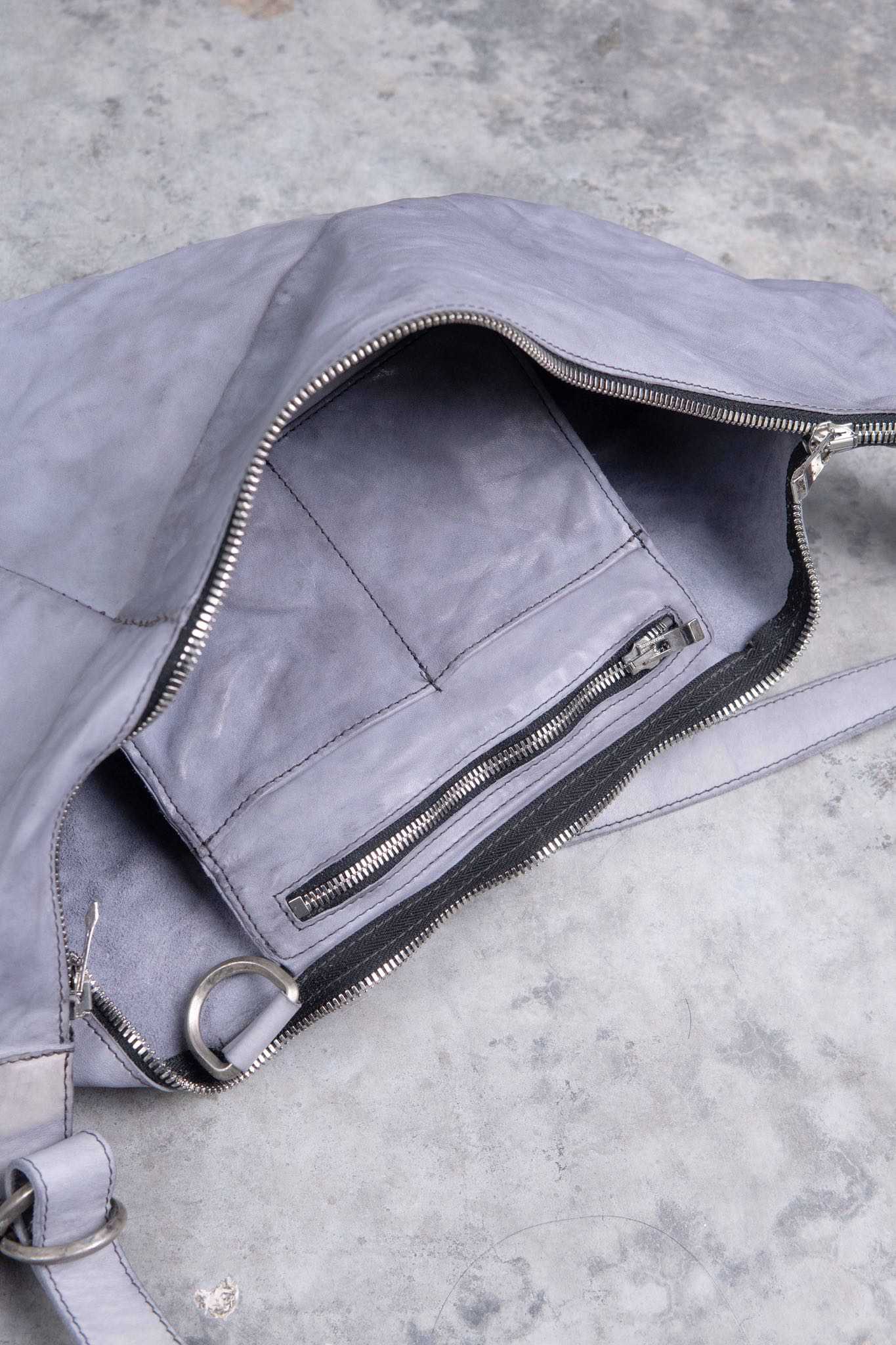 HORSE WHITE LEATHER BAG SNAT PACK SP-1 UNLINED