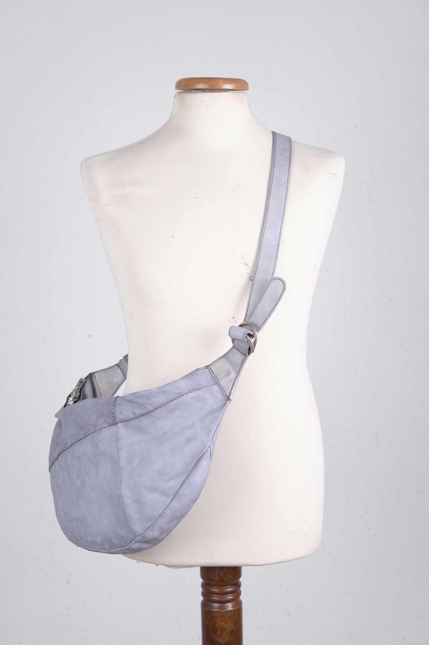 HORSE WHITE LEATHER BAG SNAT PACK SP-1 UNLINED