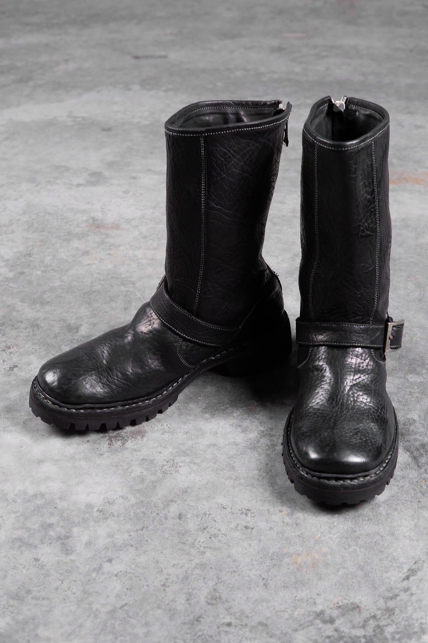 HORSE RG LEATHER ENGINEER BOOTS EG-1 VIBRAM SOLES GOODYEAR WELT PIECE DYED