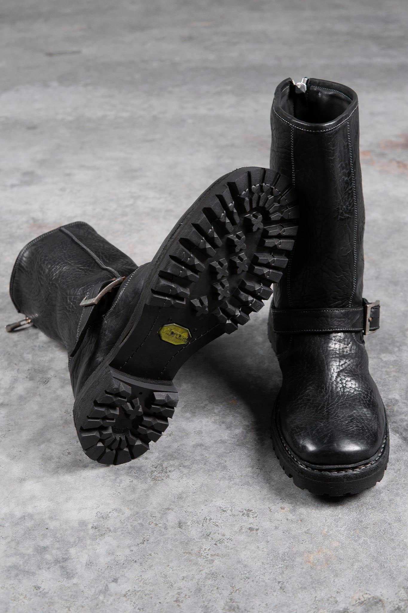 HORSE RG LEATHER ENGINEER BOOTS EG-1 VIBRAM SOLES GOODYEAR WELT PIECE DYED