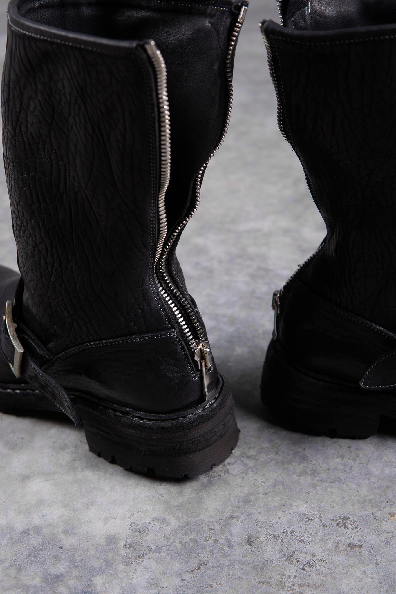 HORSE RG LEATHER ENGINEER BOOTS EG-1 VIBRAM SOLES GOODYEAR WELT PIECE DYED