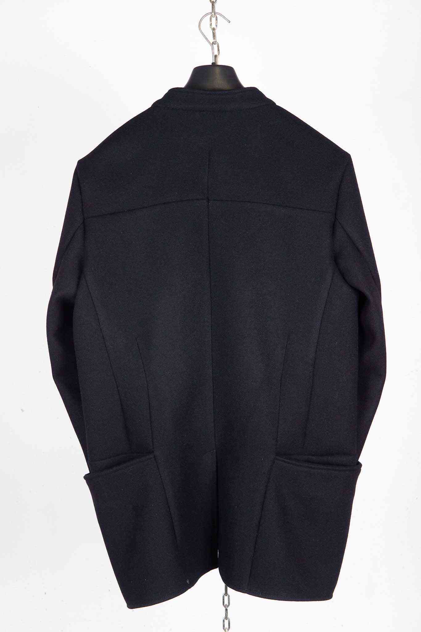 VIRGIN WOOL 100% BOTTON FRONT JACKET UNLINED #3