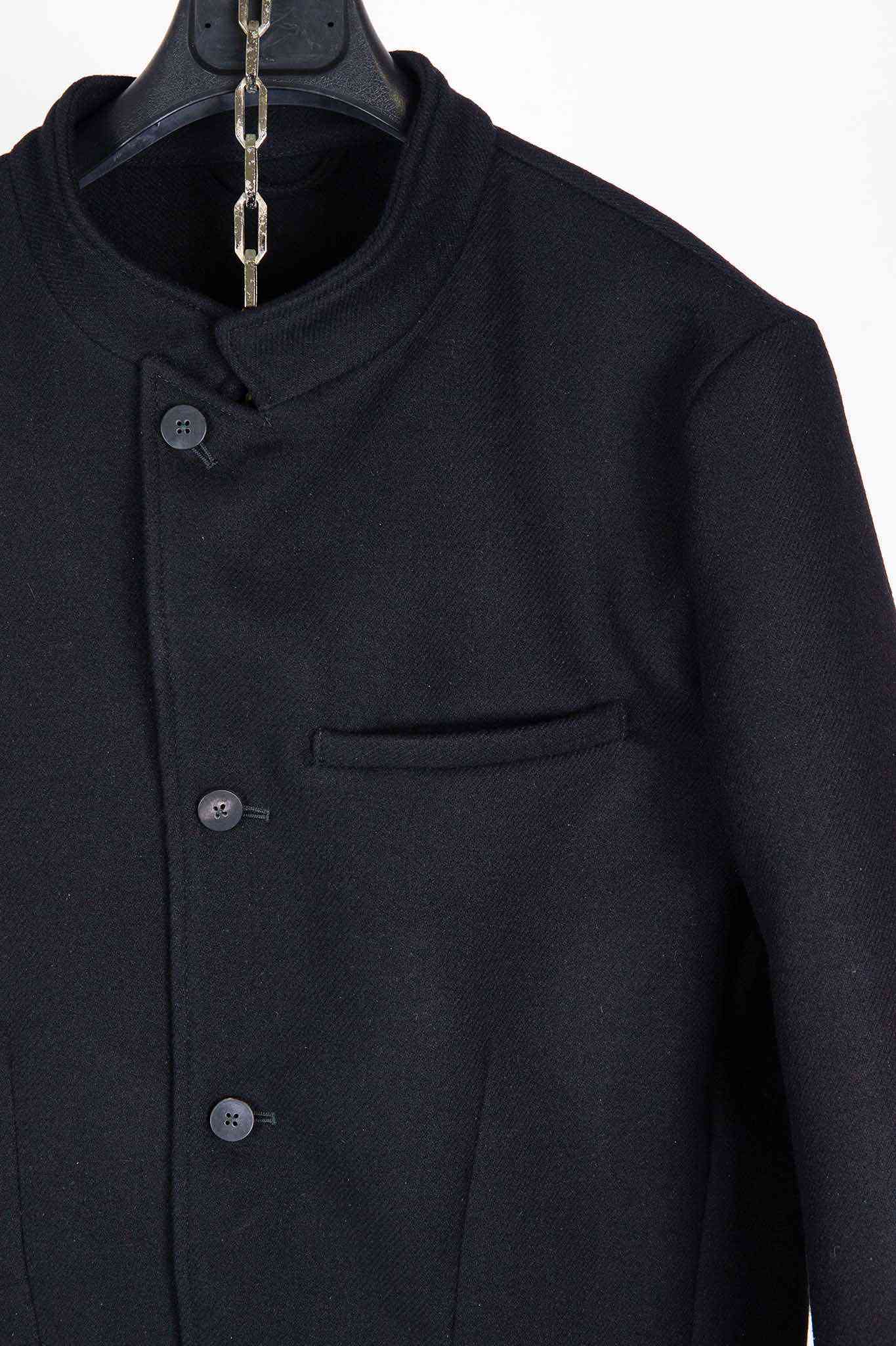 VIRGIN WOOL 100% BOTTON FRONT JACKET UNLINED #3