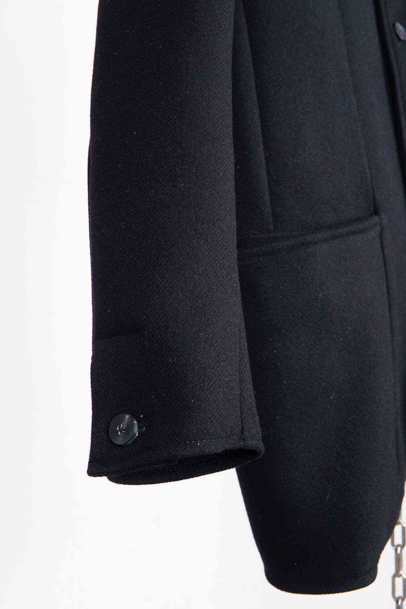 VIRGIN WOOL 100% BOTTON FRONT JACKET UNLINED #3