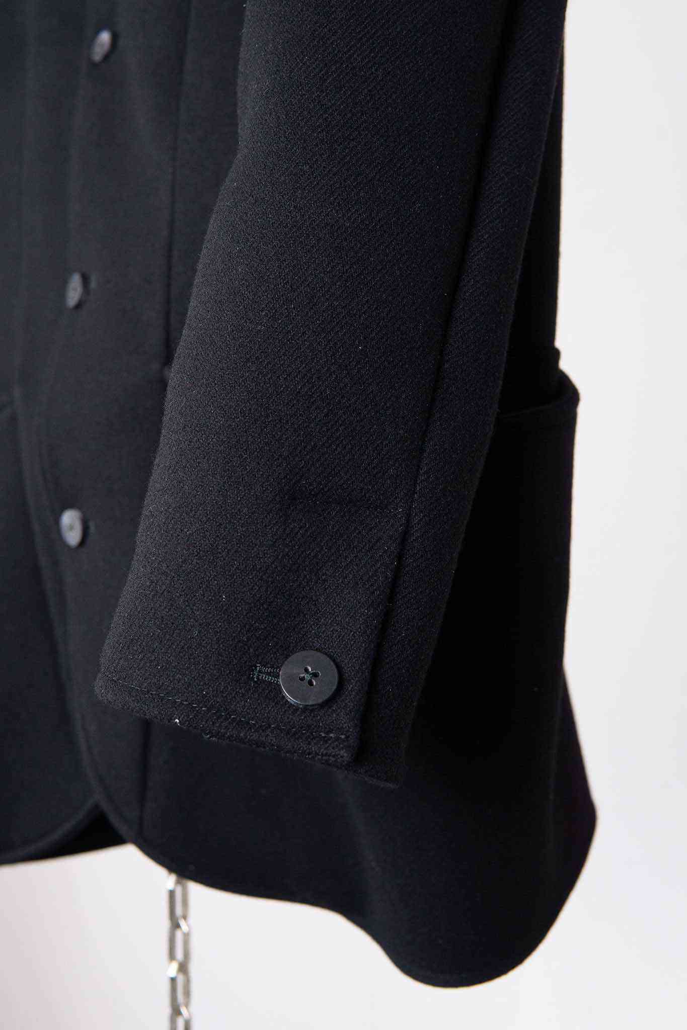 VIRGIN WOOL 100% BOTTON FRONT JACKET UNLINED #3