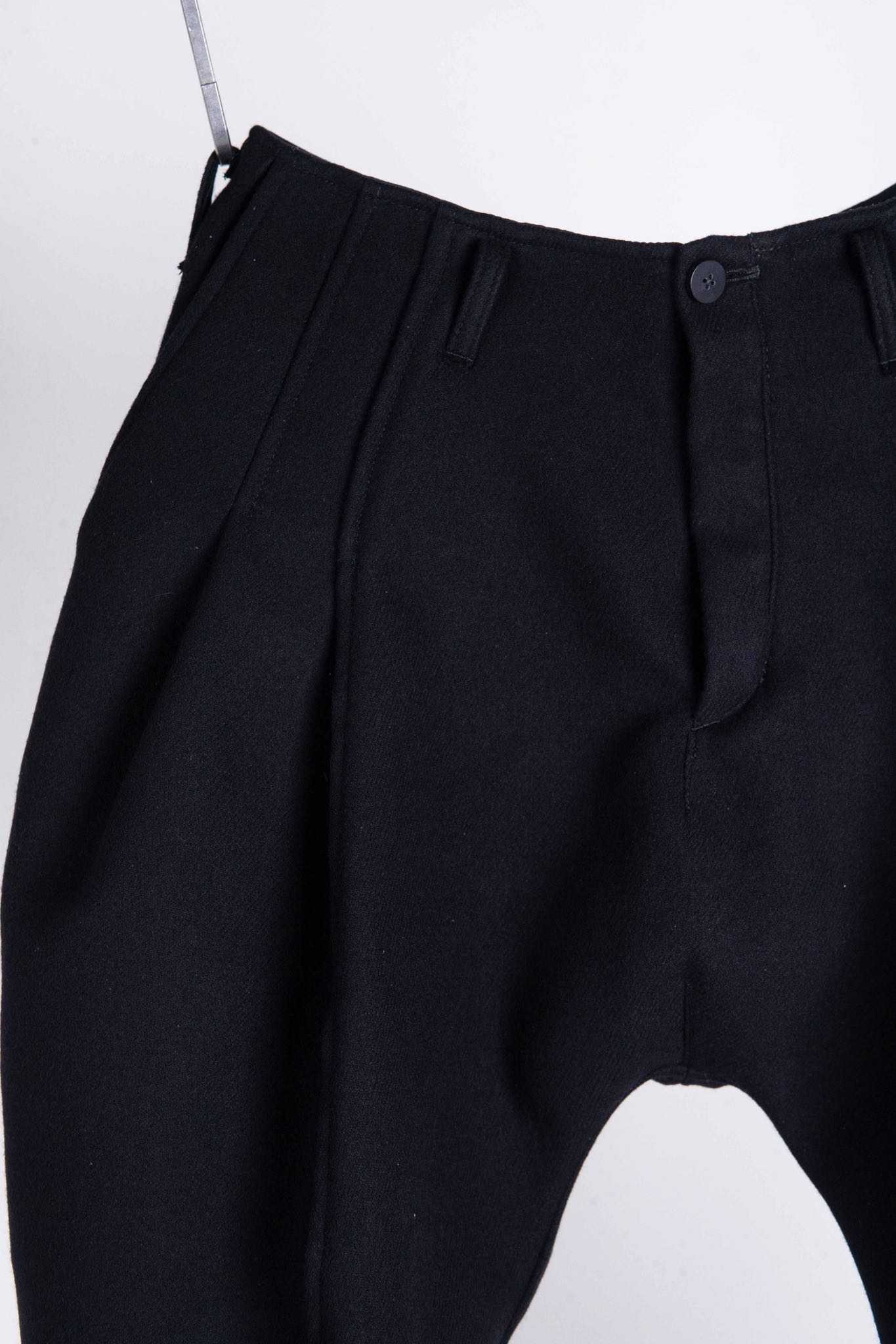 VIRGIN WOOL 100% PANTS PANTS 2 TUCK UNLINED BP-1
