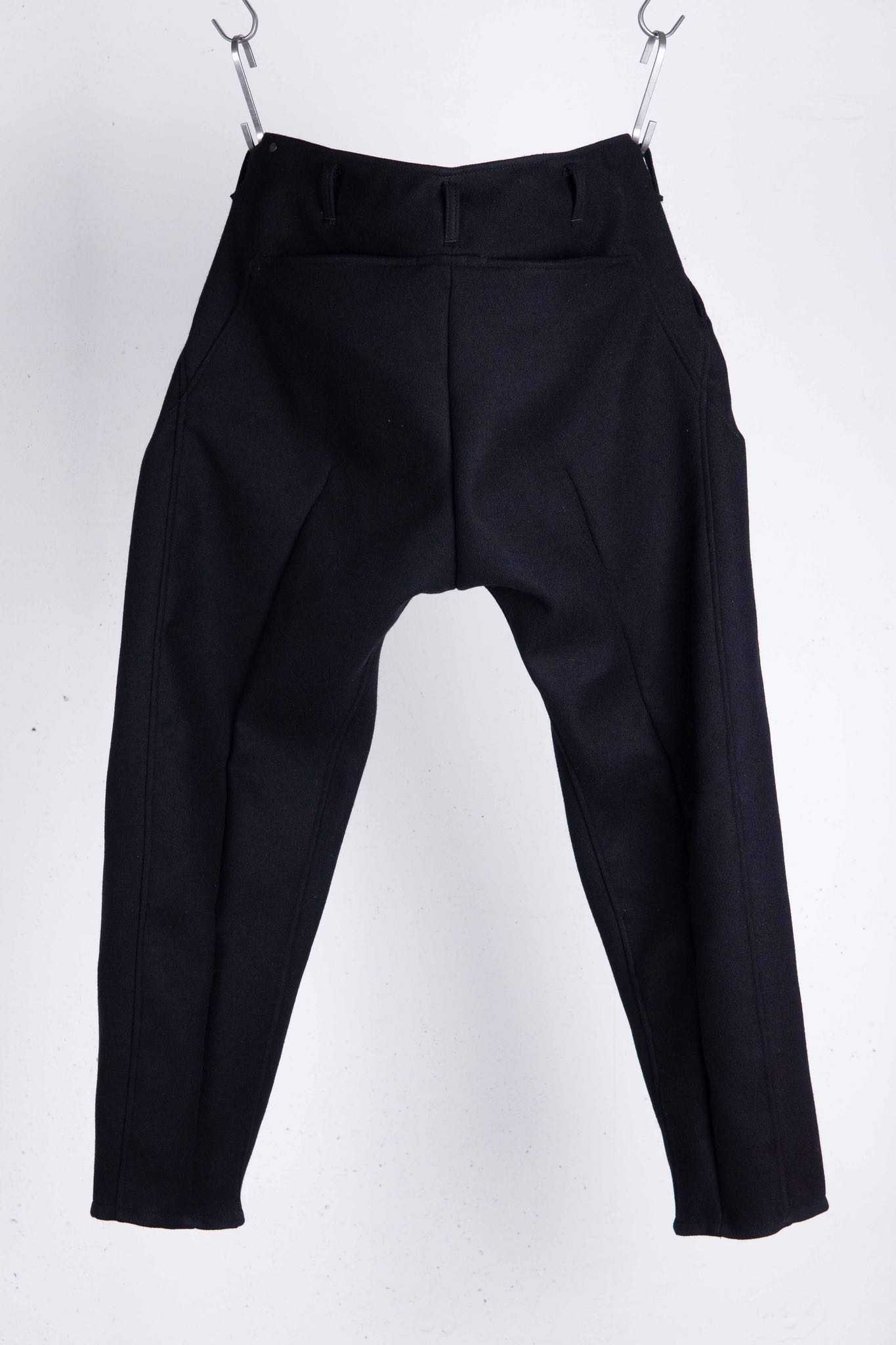 VIRGIN WOOL 100% PANTS PANTS 2 TUCK UNLINED BP-1