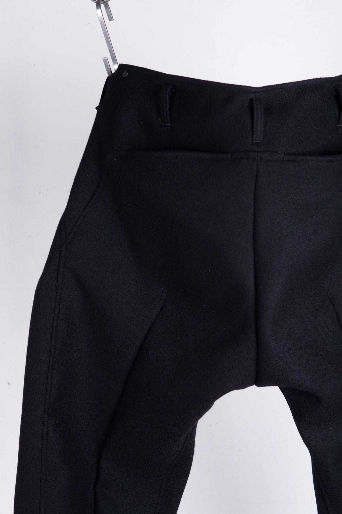 VIRGIN WOOL 100% PANTS PANTS 2 TUCK UNLINED BP-1