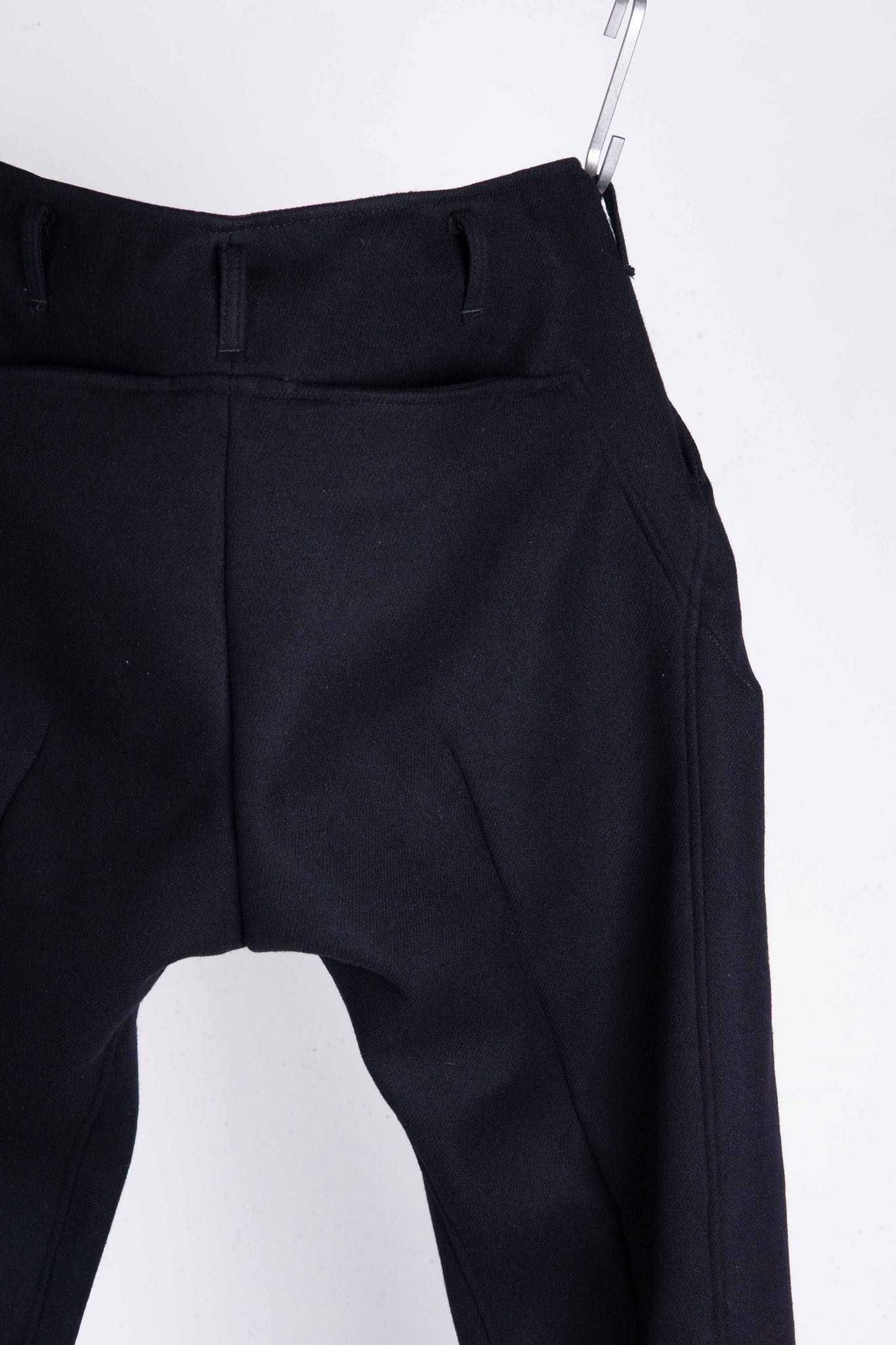 VIRGIN WOOL 100% PANTS PANTS 2 TUCK UNLINED BP-1