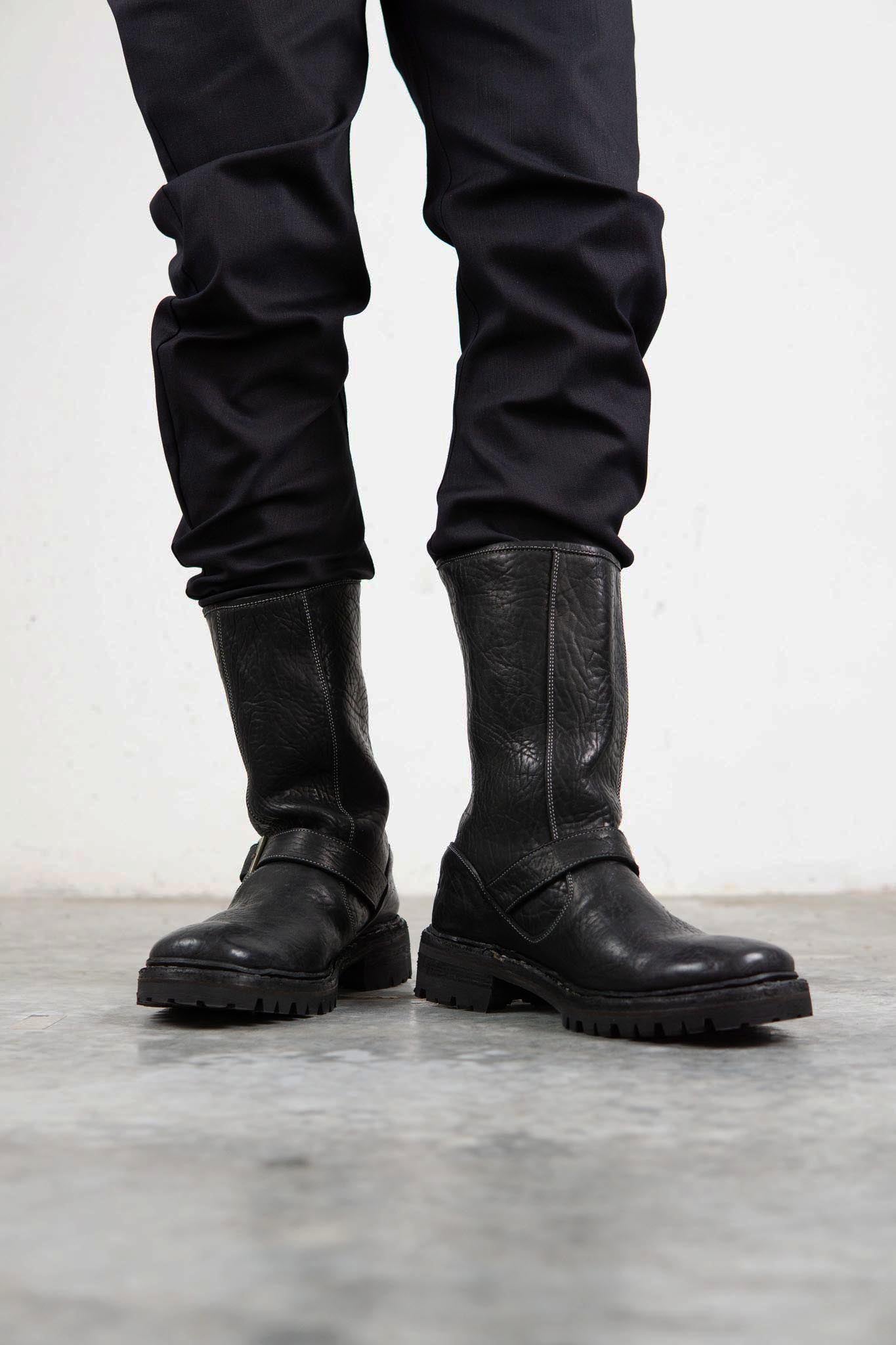 HORSE RG LEATHER ENGINEER BOOTS EG-1 VIBRAM SOLES GOODYEAR WELT PIECE DYED