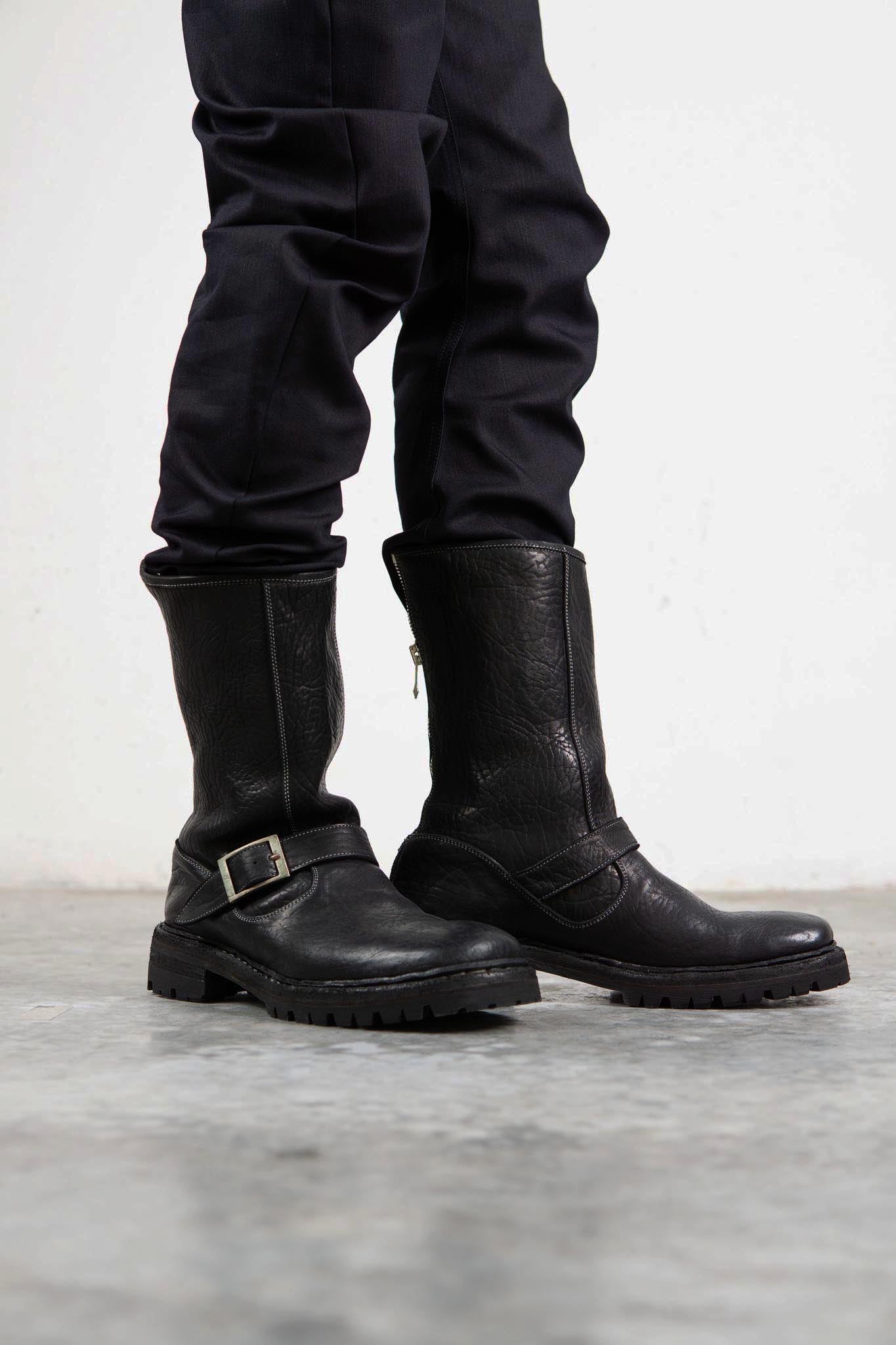 HORSE RG LEATHER ENGINEER BOOTS EG-1 VIBRAM SOLES GOODYEAR WELT PIECE DYED