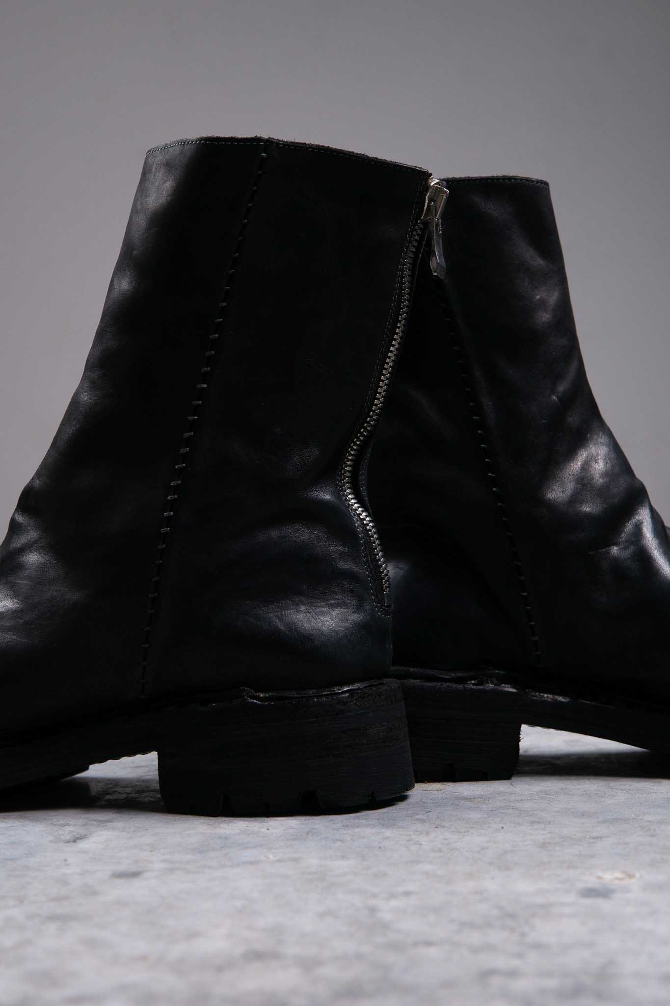 HORSE LEATHER BACKZIP BZ-3 LINED VIBRAM SOLES GOODYEAR WELT PIECE DYED