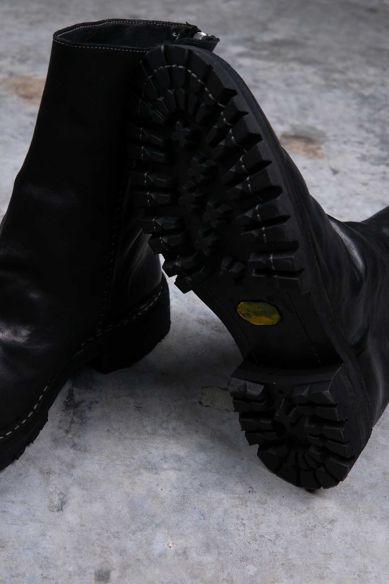 HORSE LEATHER BACKZIP BZ-3 LINED VIBRAM SOLES GOODYEAR WELT PIECE DYED
