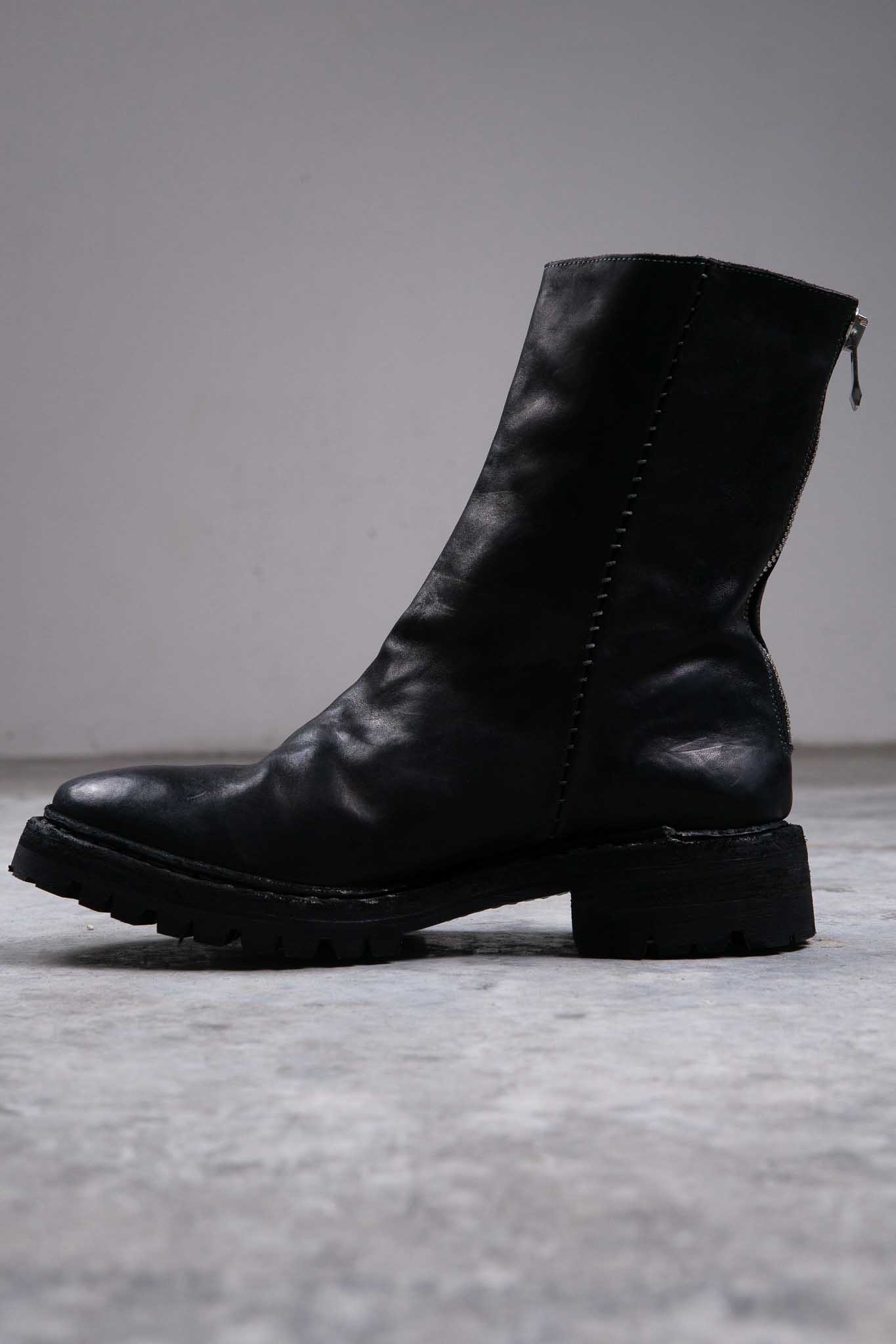 HORSE LEATHER BACKZIP BZ-3 LINED VIBRAM SOLES GOODYEAR WELT PIECE DYED