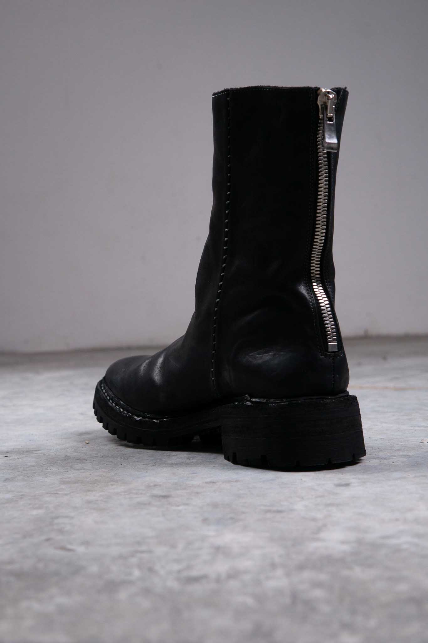 HORSE LEATHER BACKZIP BZ-3 LINED VIBRAM SOLES GOODYEAR WELT PIECE DYED