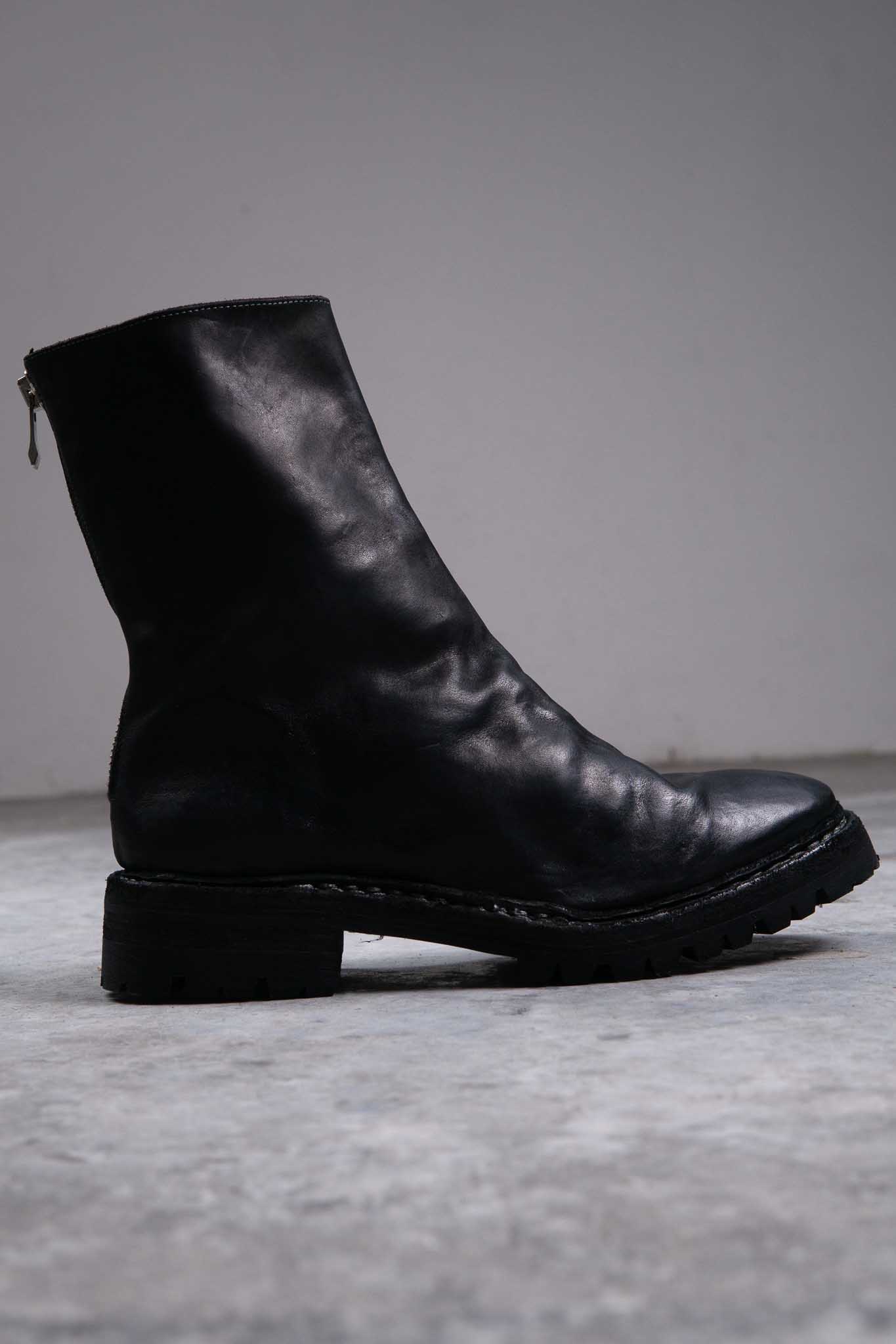 HORSE LEATHER BACKZIP BZ-3 LINED VIBRAM SOLES GOODYEAR WELT PIECE DYED