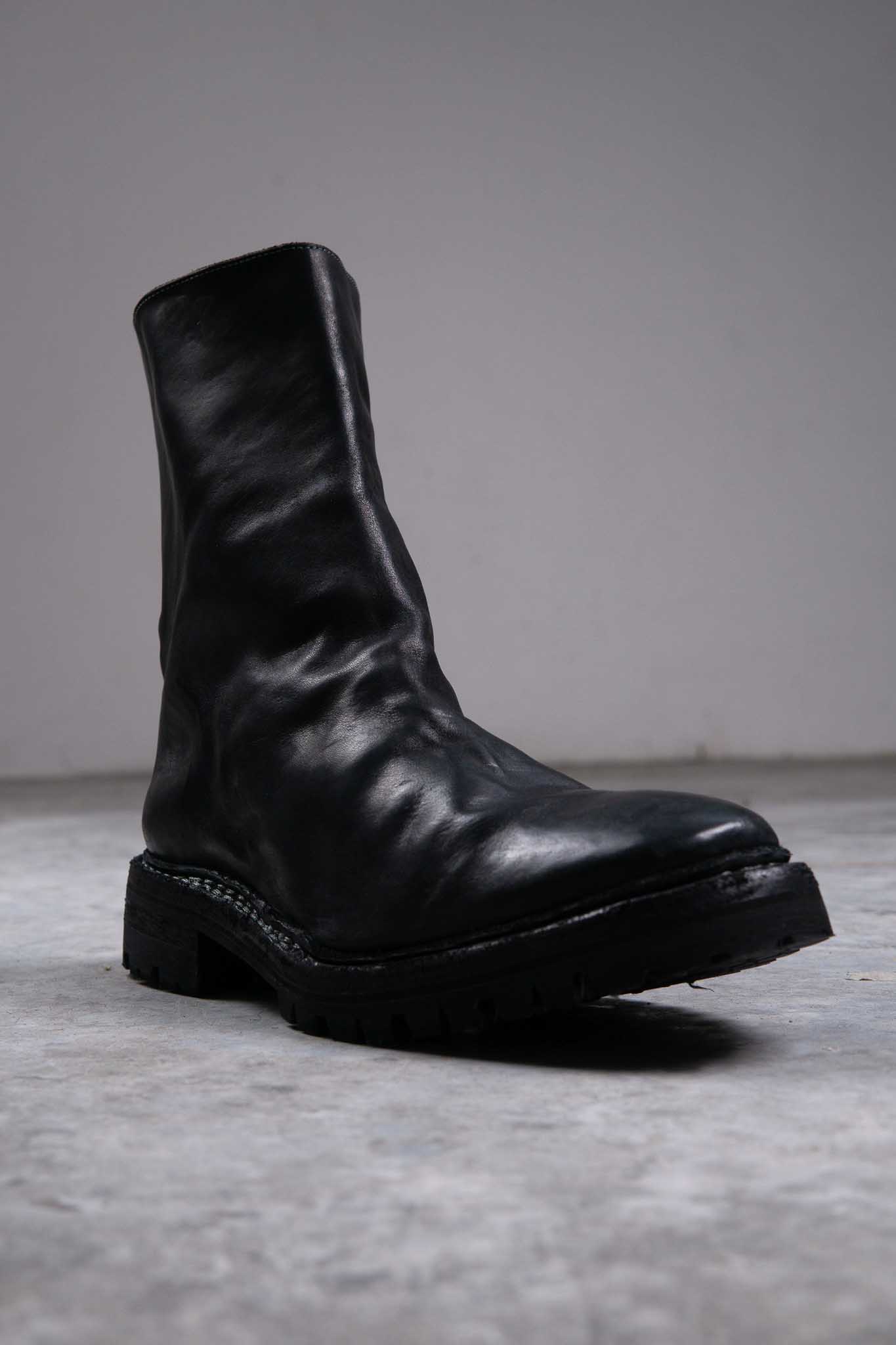 HORSE LEATHER BACKZIP BZ-3 LINED VIBRAM SOLES GOODYEAR WELT PIECE DYED