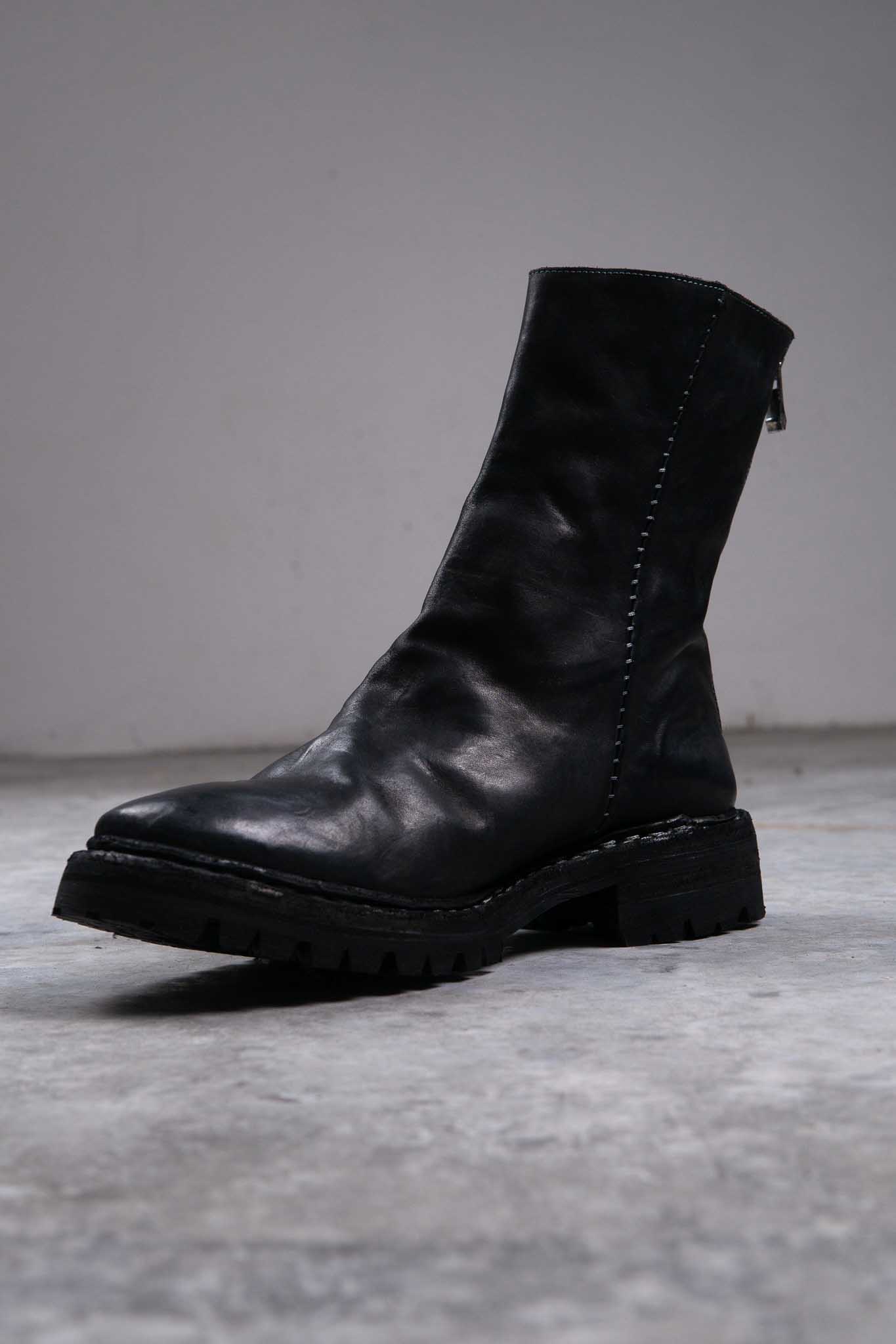 HORSE LEATHER BACKZIP BZ-3 LINED VIBRAM SOLES GOODYEAR WELT PIECE DYED