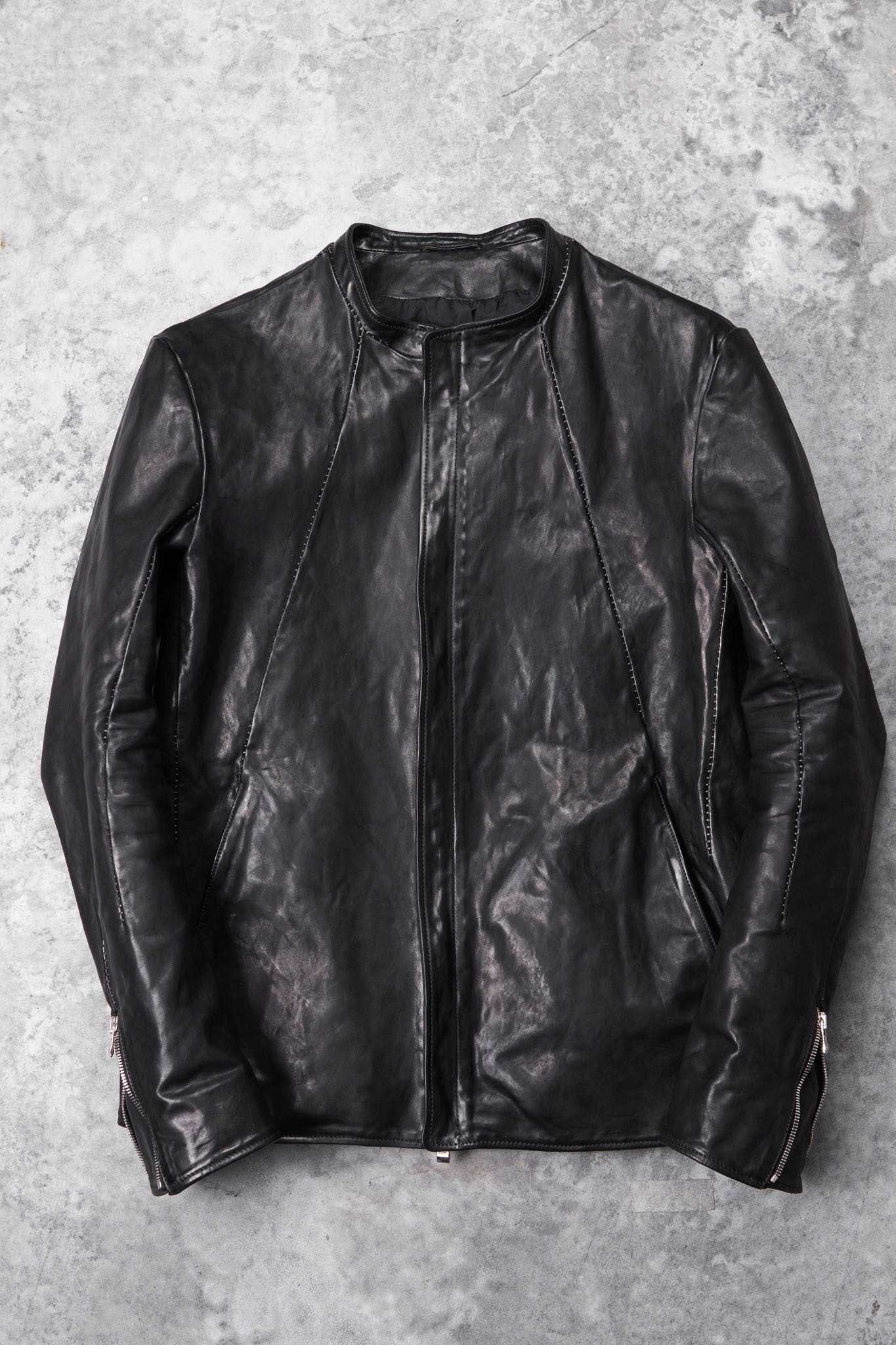 HORSE LEATHER MOTO #4 LINED