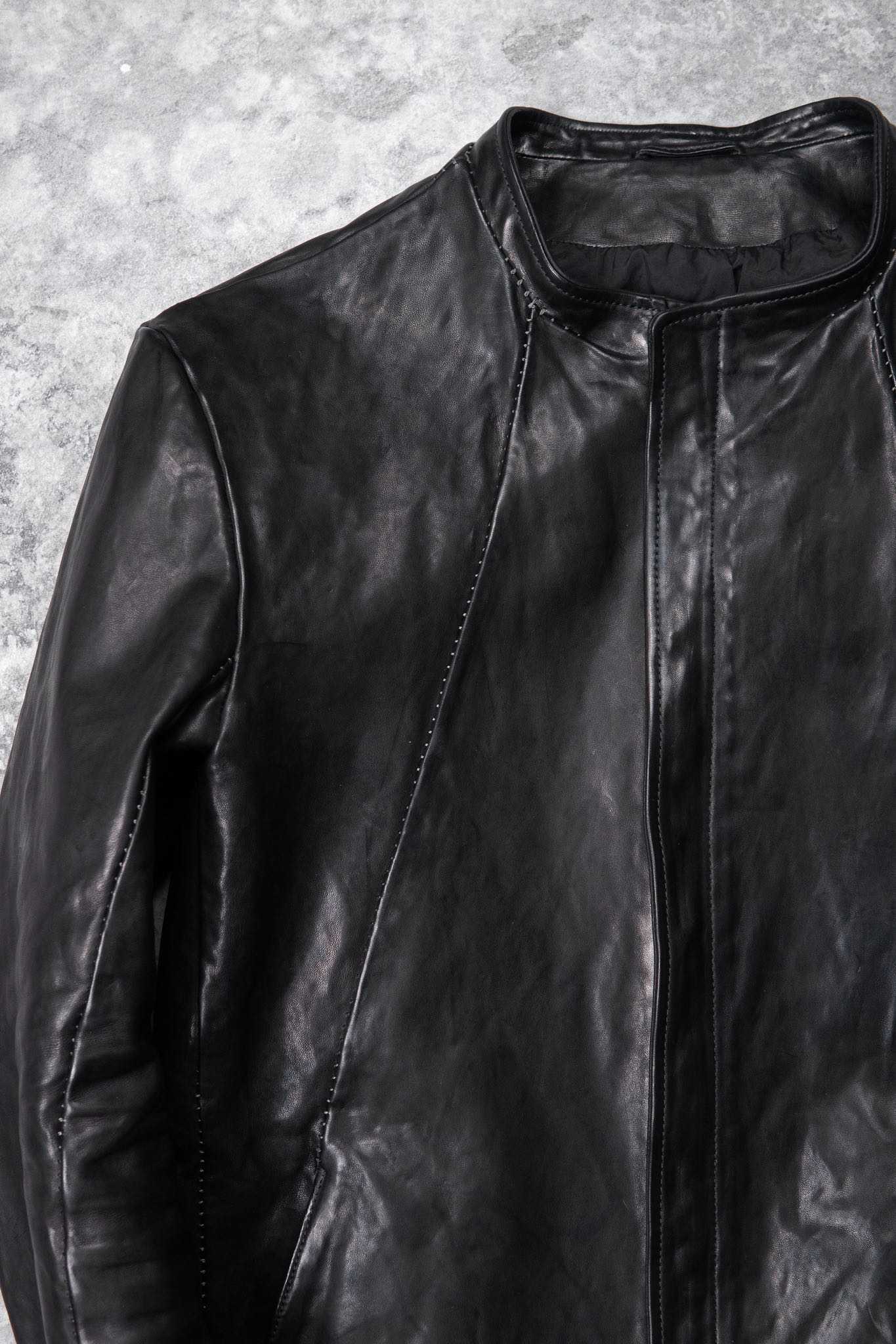 HORSE LEATHER MOTO #4 LINED
