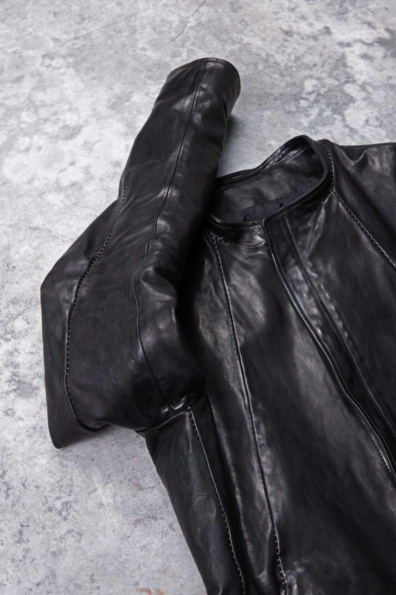 HORSE LEATHER MOTO #4 LINED