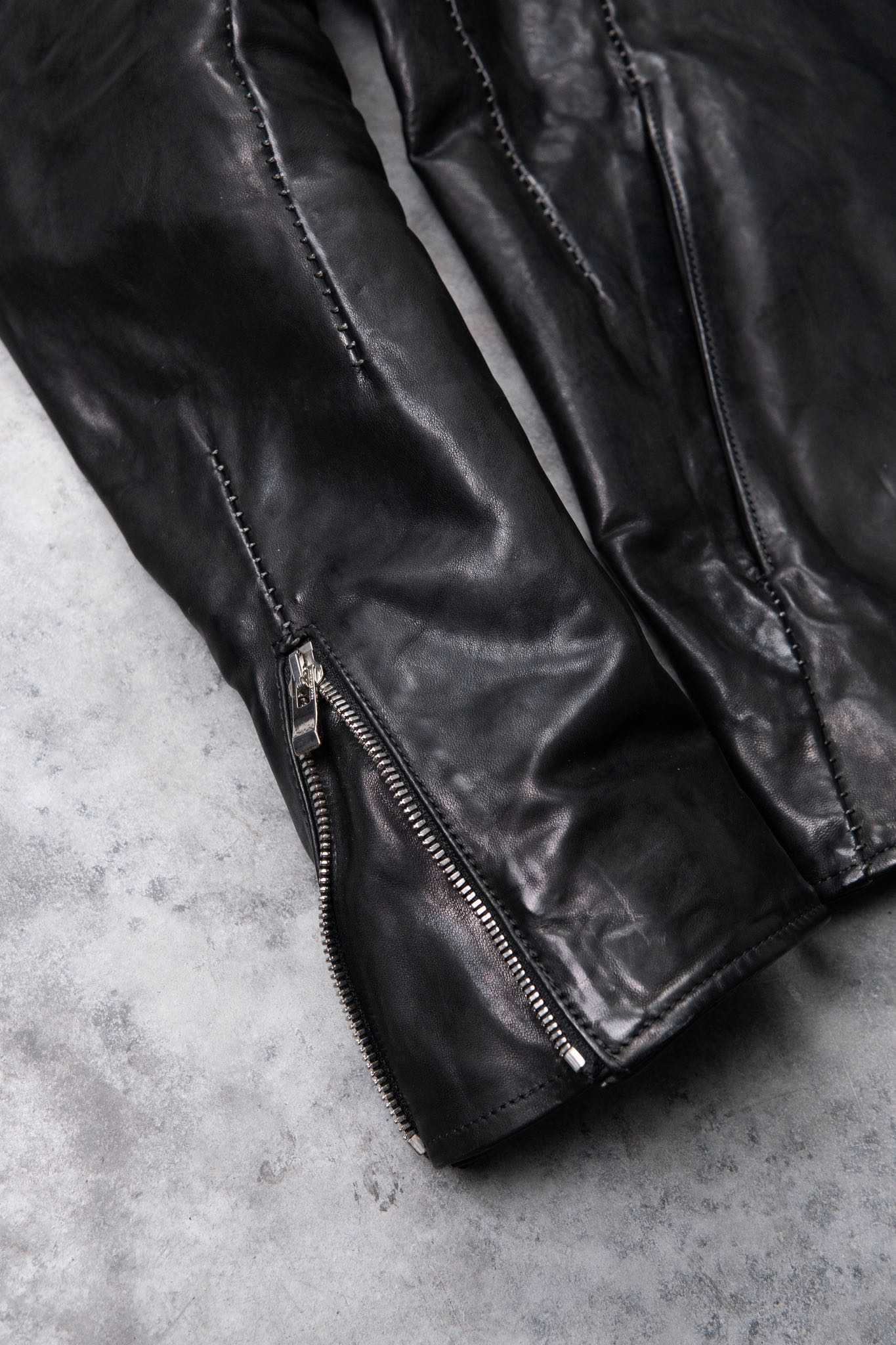 HORSE LEATHER MOTO #4 LINED