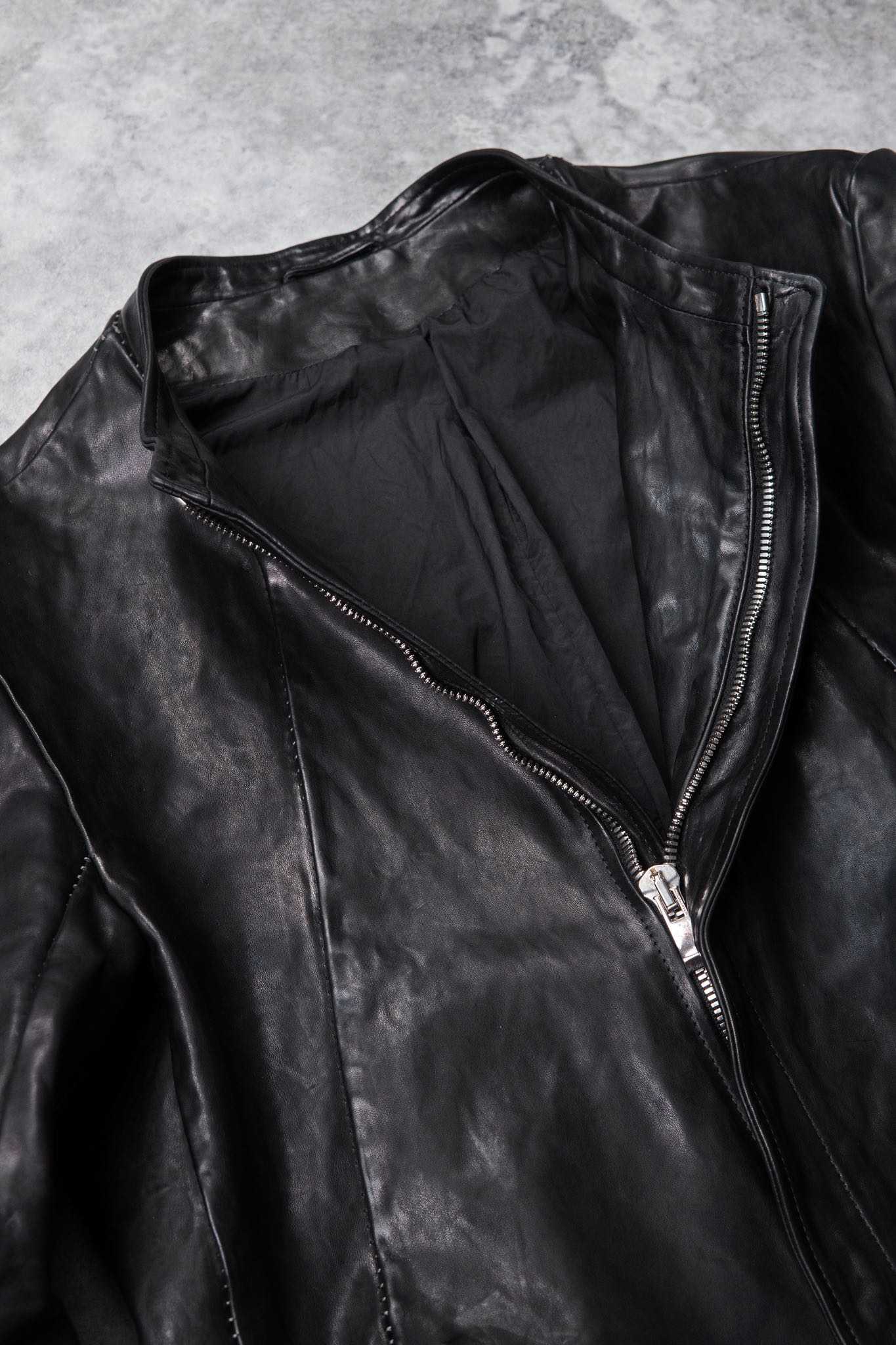 HORSE LEATHER MOTO #4 LINED