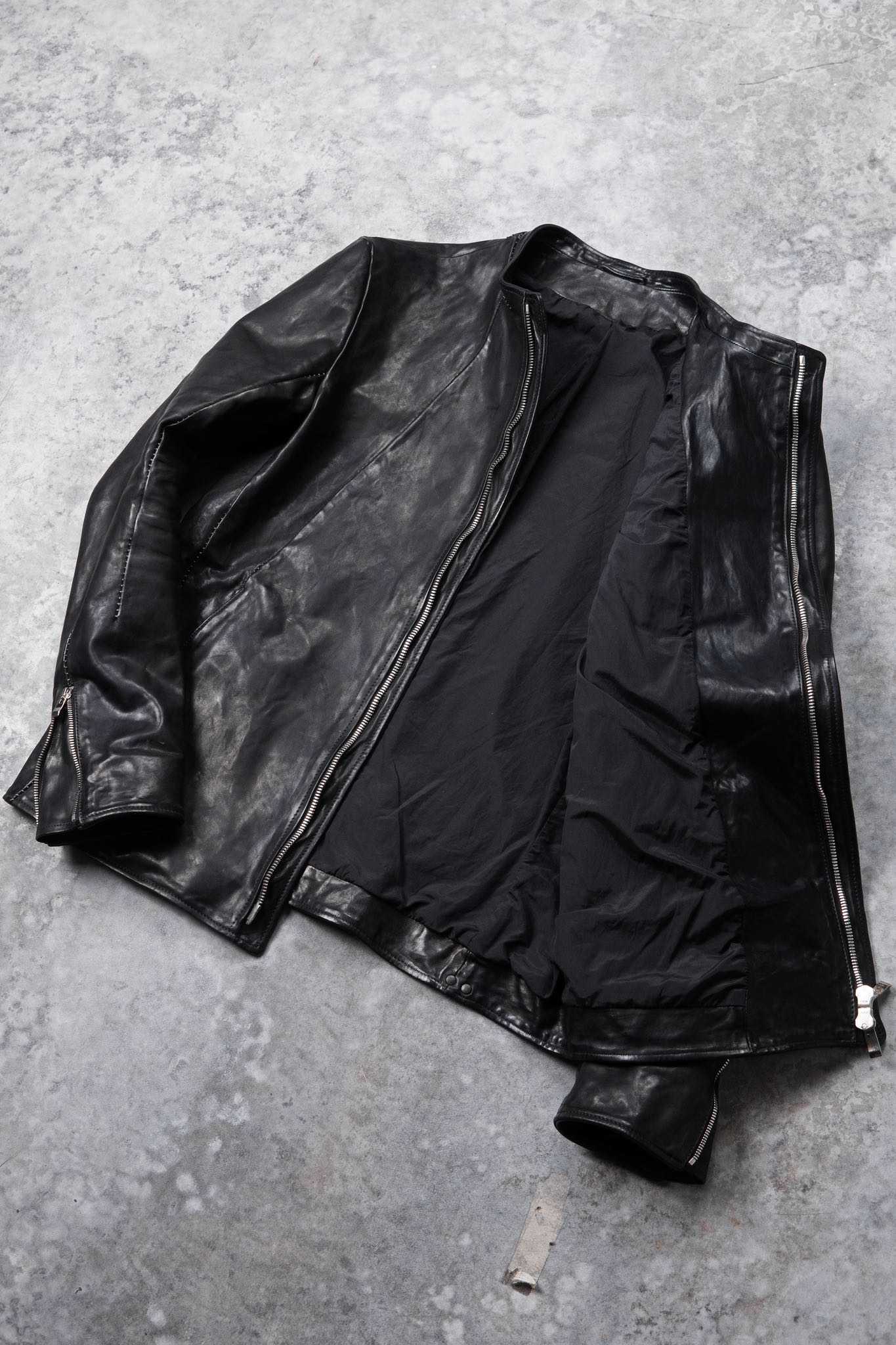 HORSE LEATHER MOTO #4 LINED