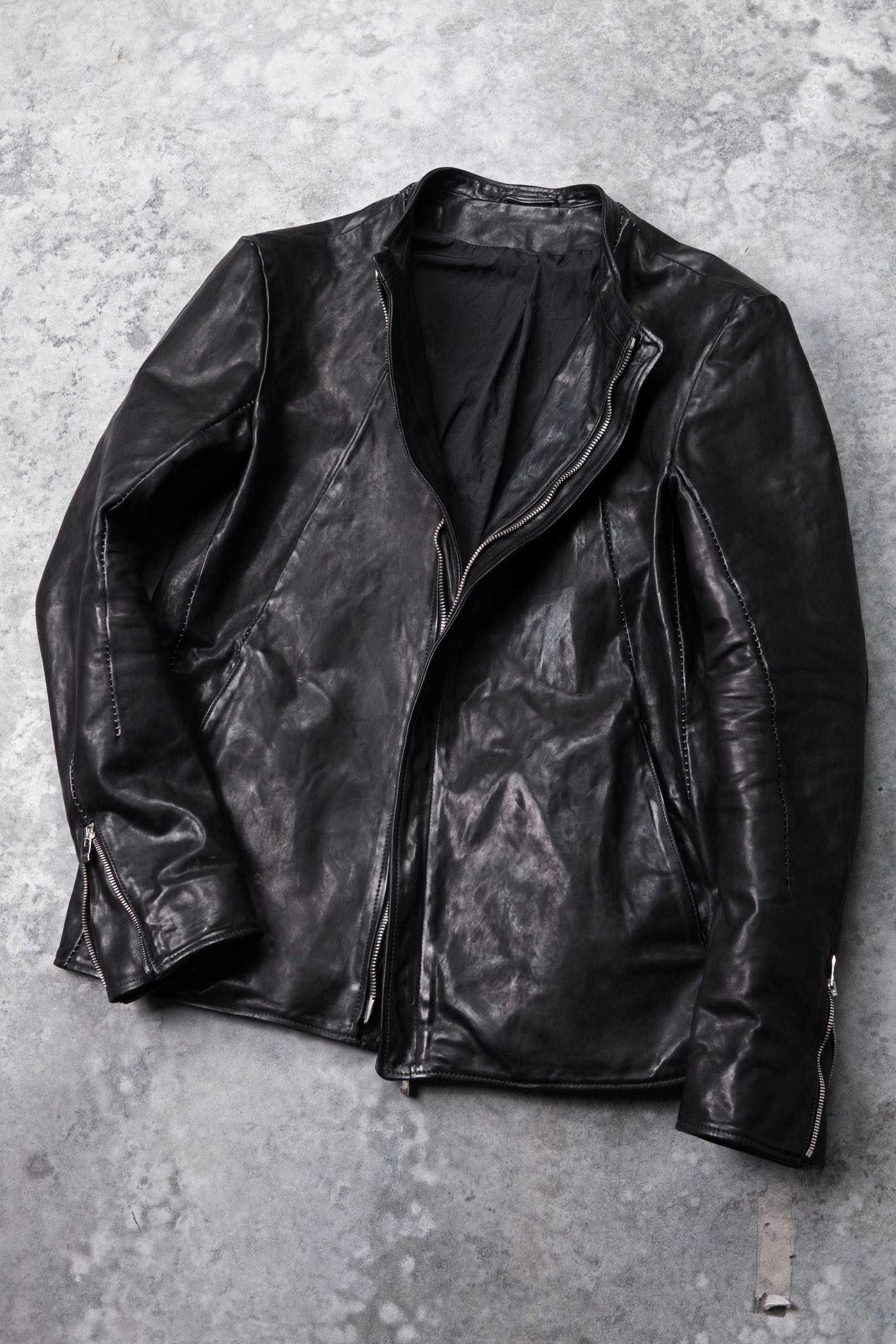 HORSE LEATHER MOTO #4 LINED