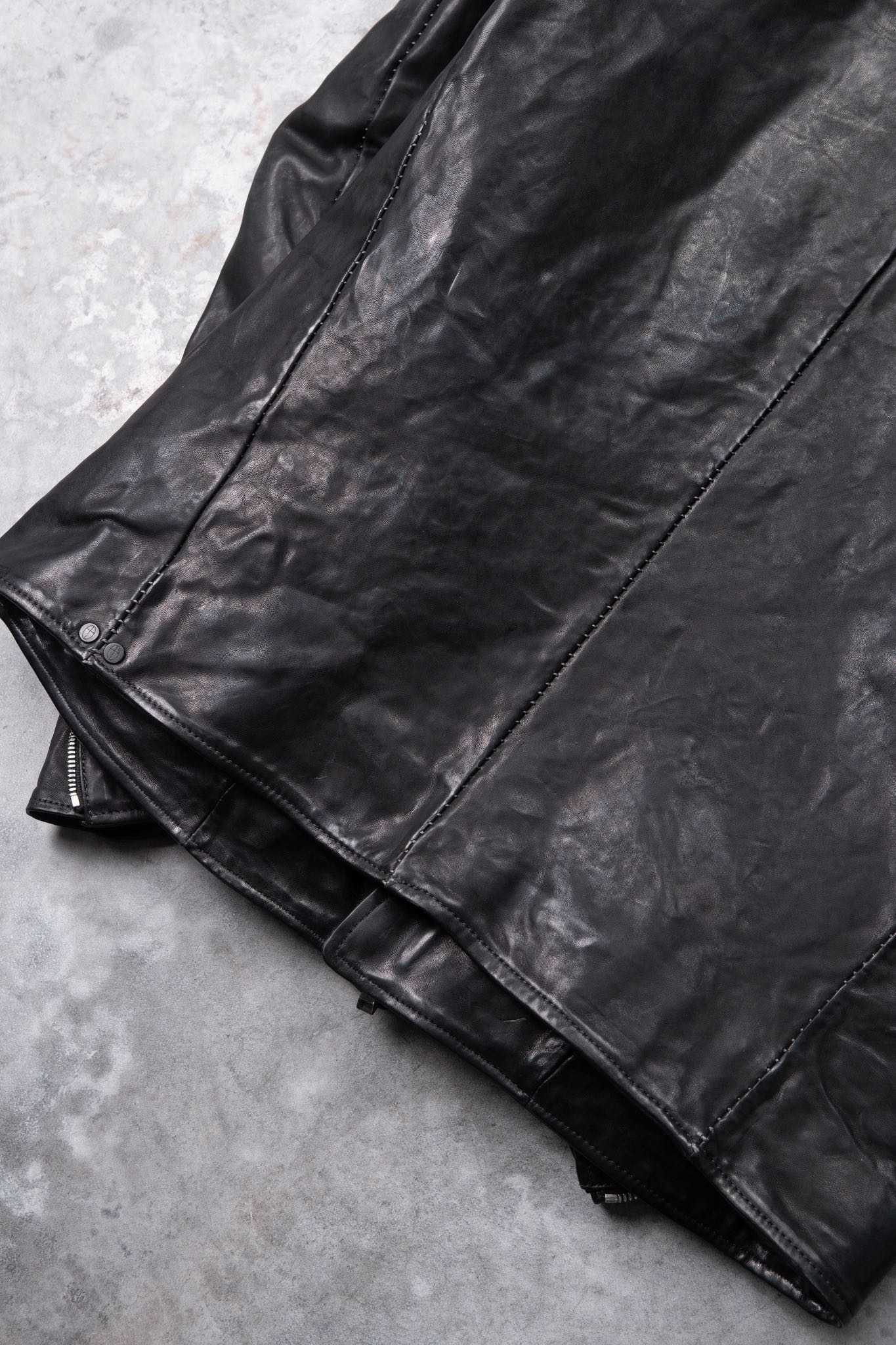 HORSE LEATHER MOTO #4 LINED