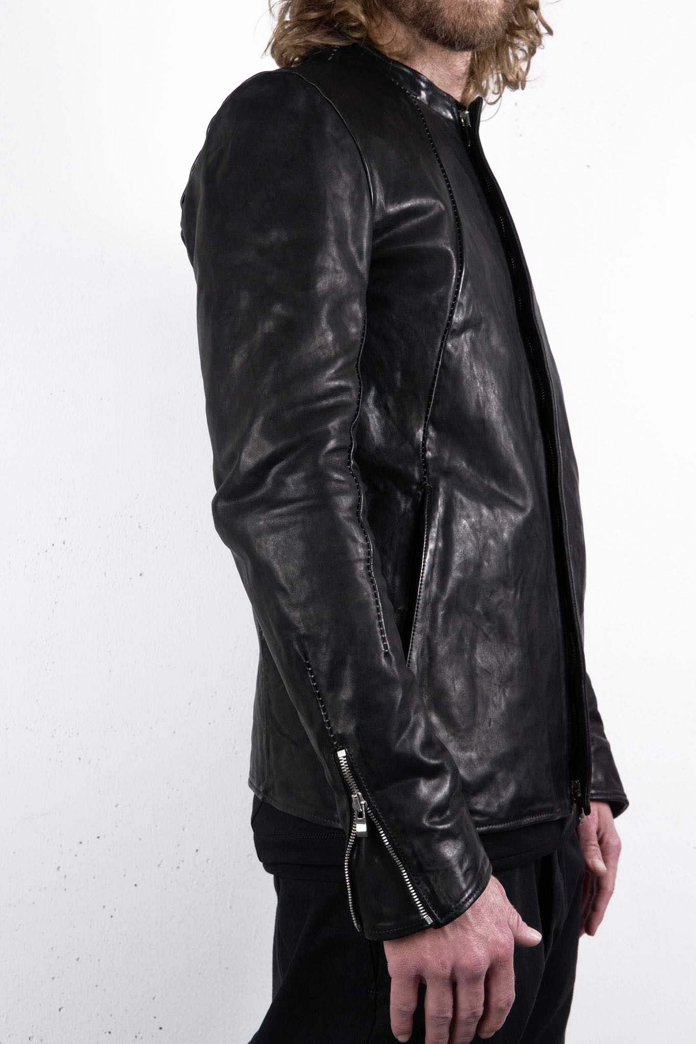 HORSE LEATHER MOTO #4 LINED