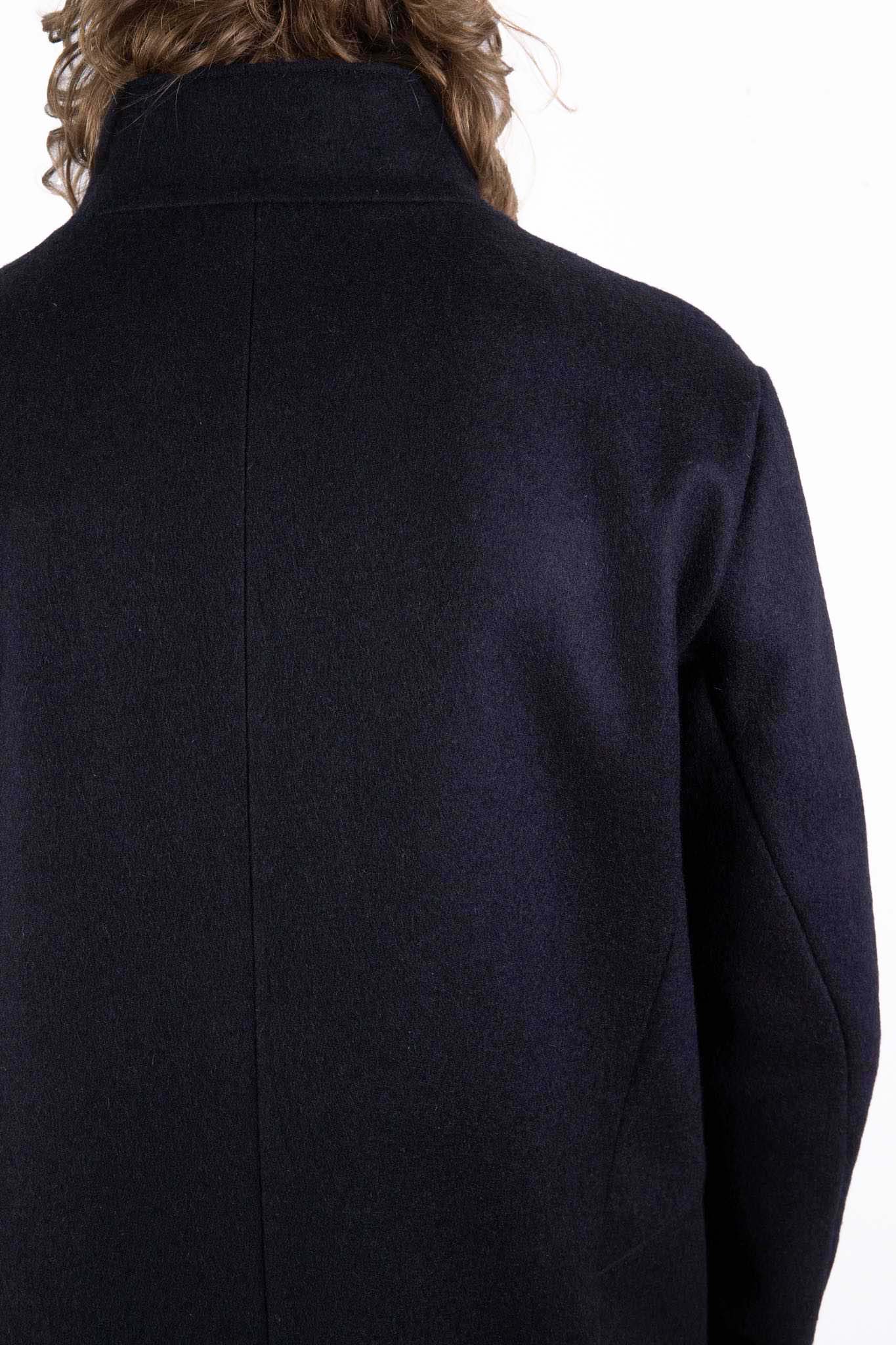 WOOL 100% HI NECK FRY FRONT COAT W/POCKET LINED JCP-2