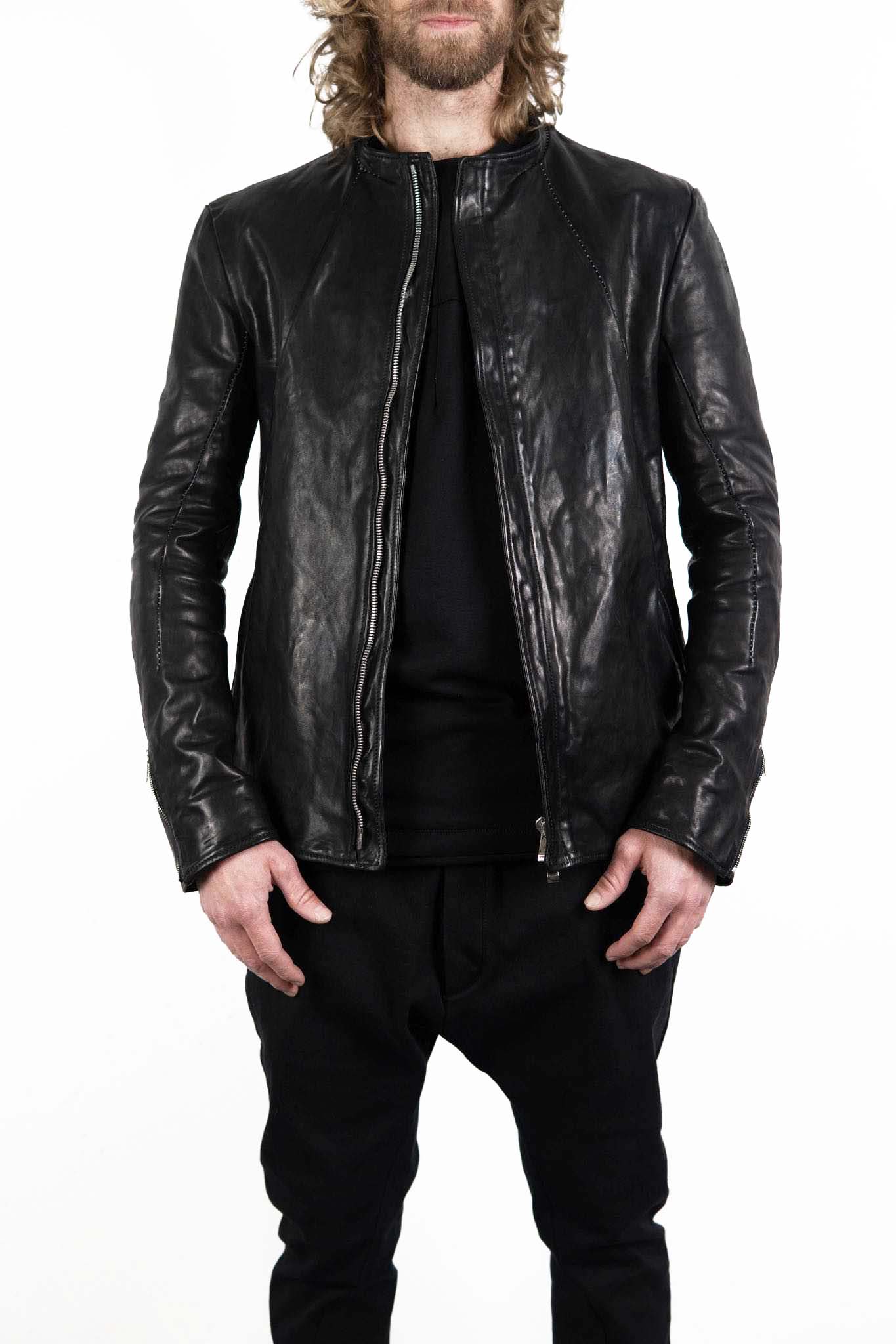 HORSE LEATHER MOTO #4 LINED