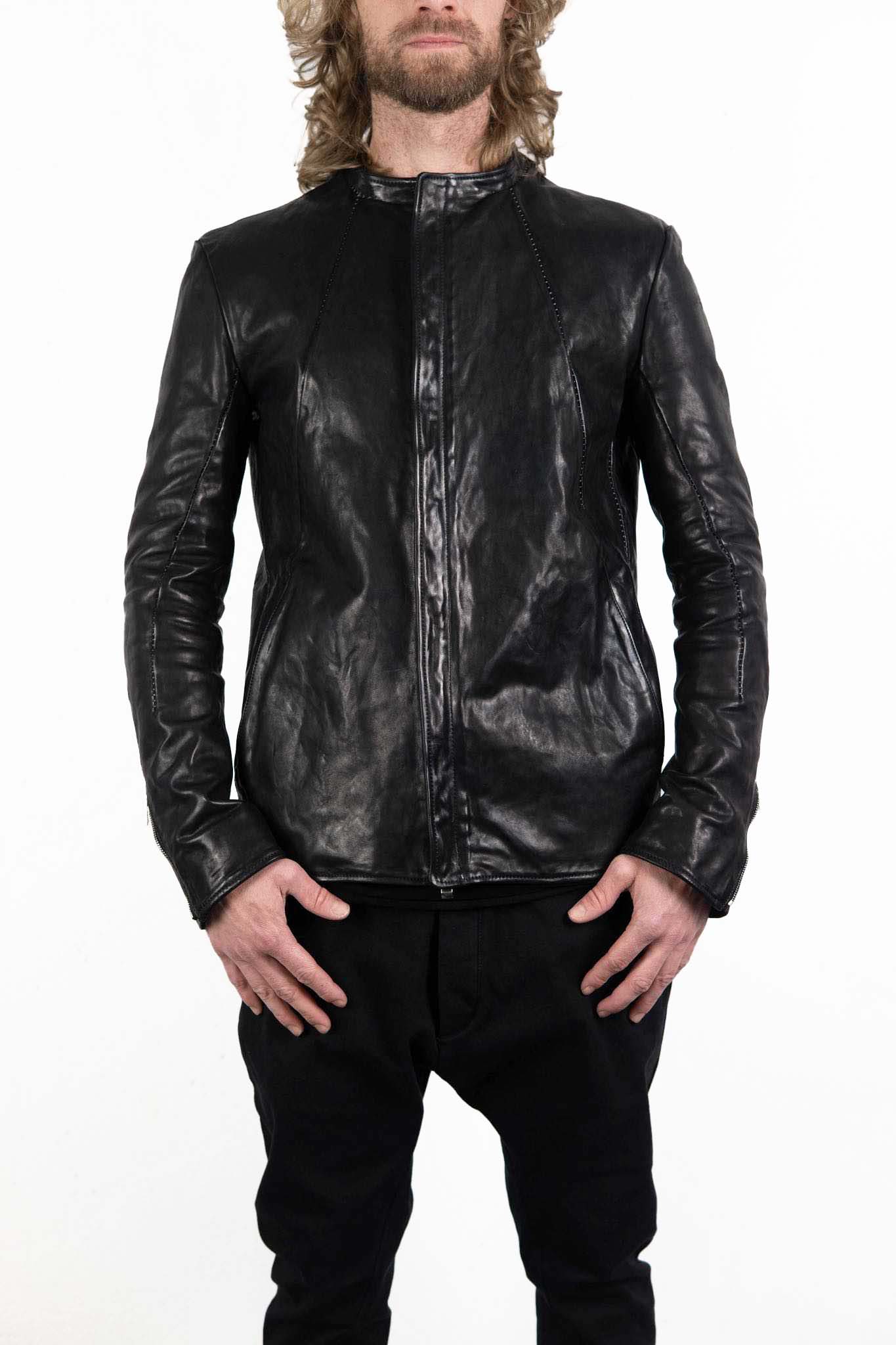 HORSE LEATHER MOTO #4 LINED