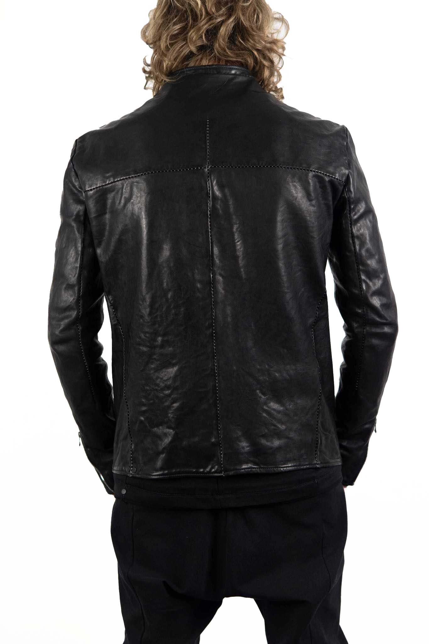HORSE LEATHER MOTO #4 LINED
