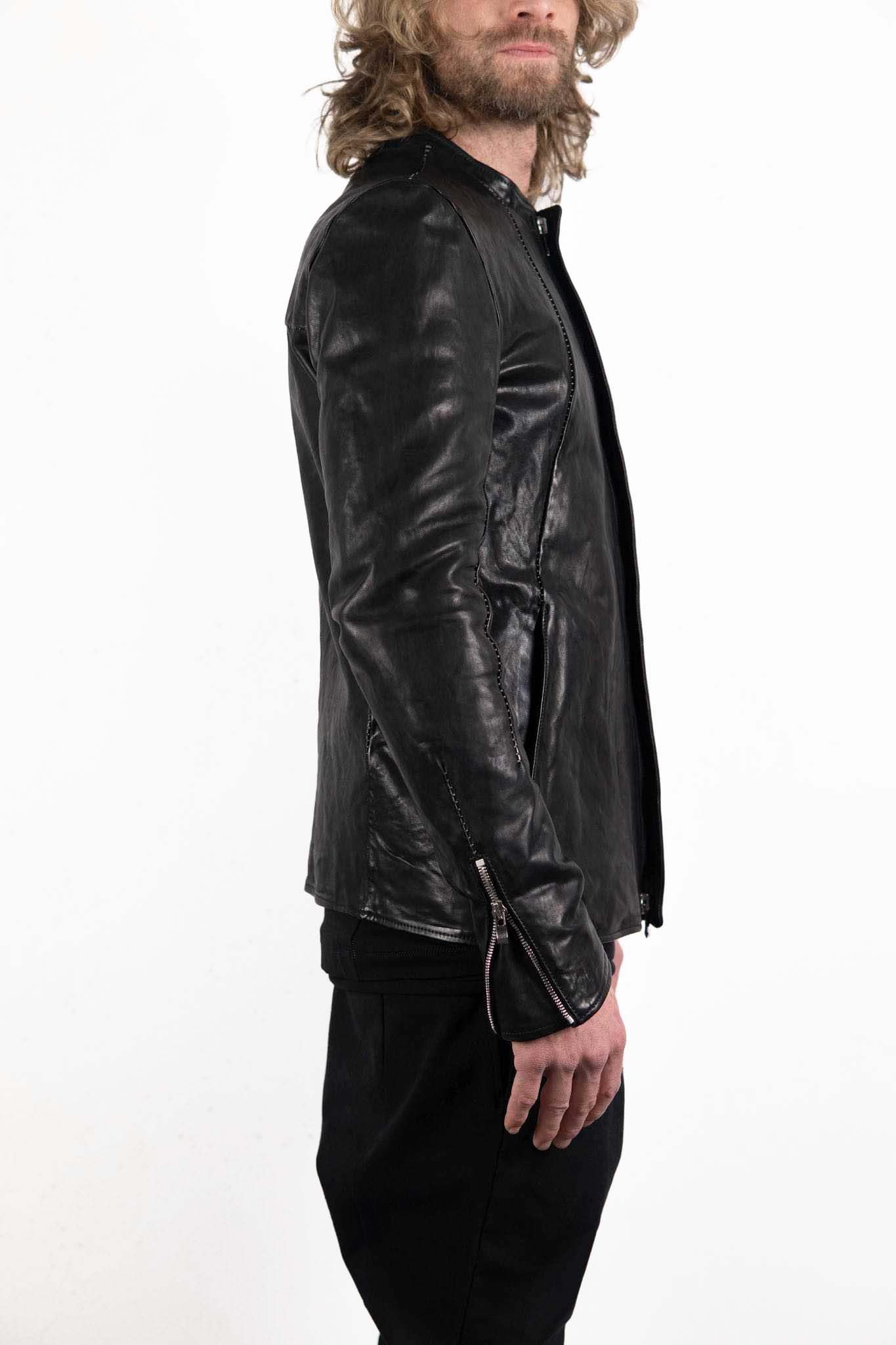 HORSE LEATHER MOTO #4 LINED