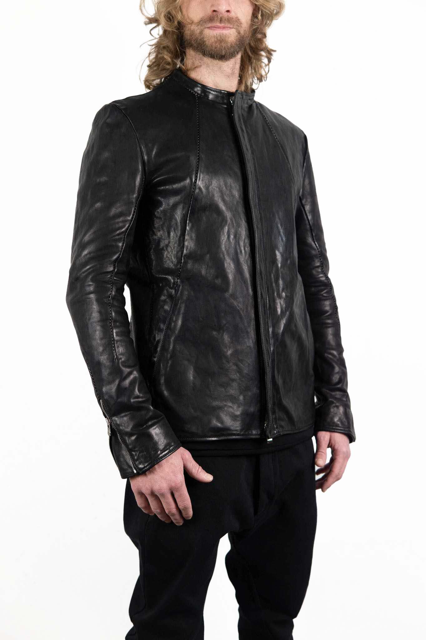 HORSE LEATHER MOTO #4 LINED