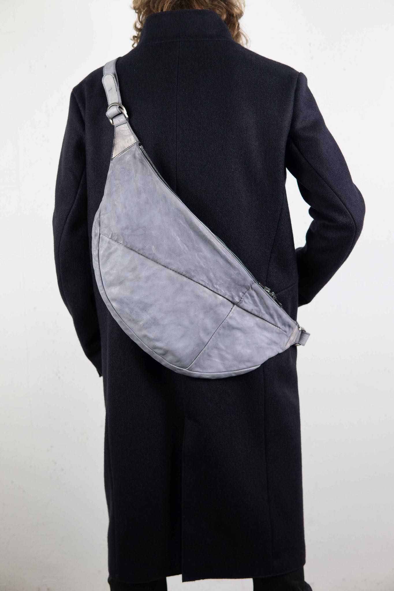 HORSE WHITE LEATHER BAG SNAT PACK SP-1 UNLINED