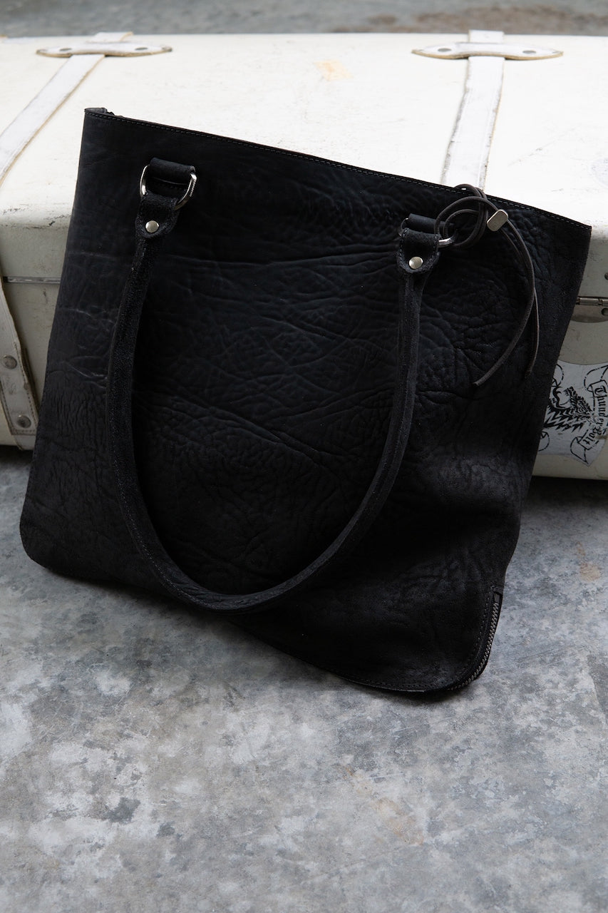 HORSE BUTT RG LEATHER BAG TOTO WB-2 UNLINED  WITH MEDIUM PURSE AND GLASSES CASE