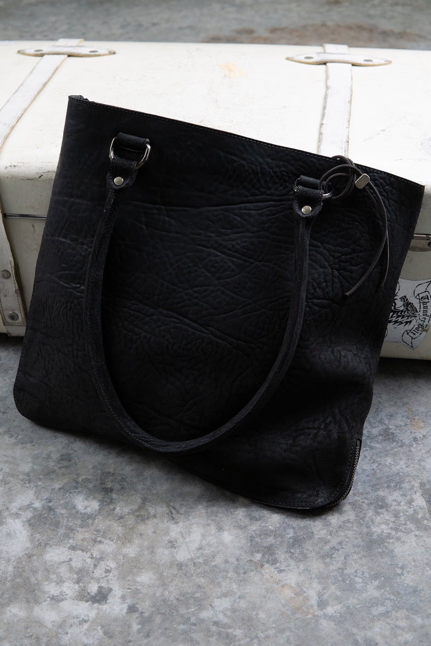 HORSE BUTT RG LEATHER BAG TOTO WB-2 UNLINED  WITH MEDIUM PURSE AND GLASSES CASE