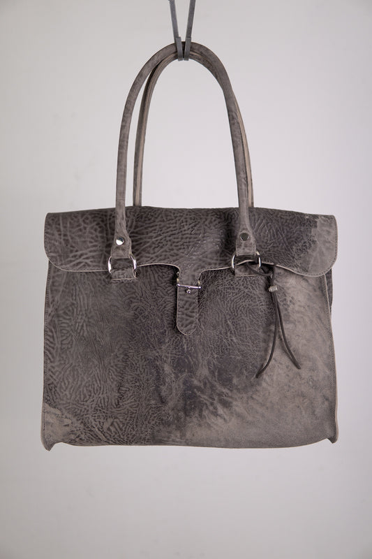 HORSE BUTT RG LEATHER BAG TOTO WB-3 UNLINED WITH MEDIUM PURSE