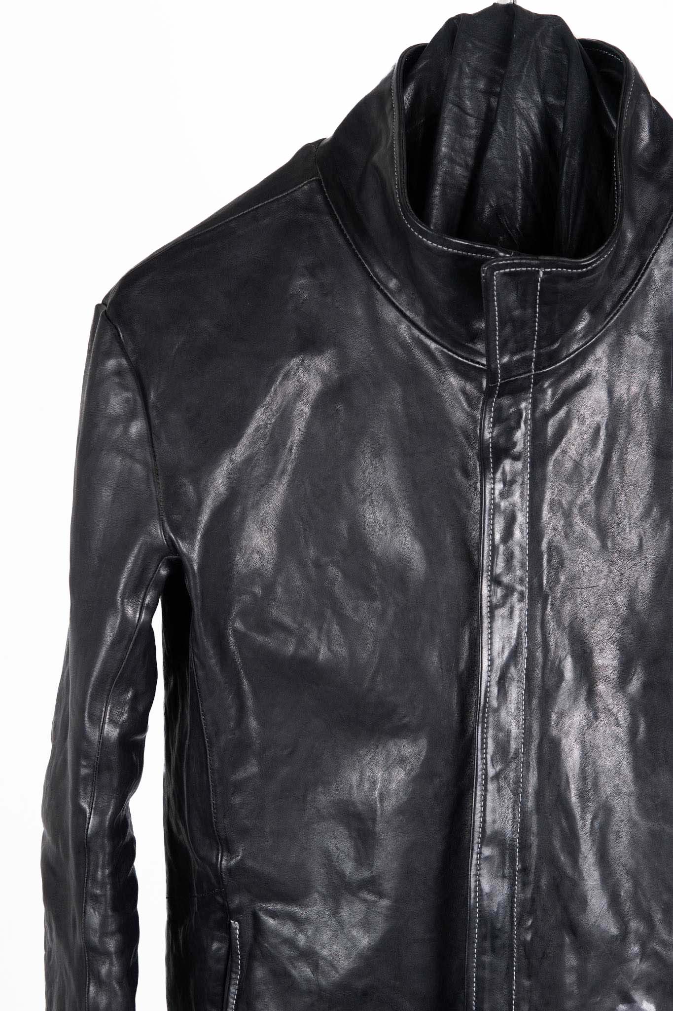 10 TOP HORSE LEATHER HI COLLAR ZIP BLOUSON JB-5 TYPE 2