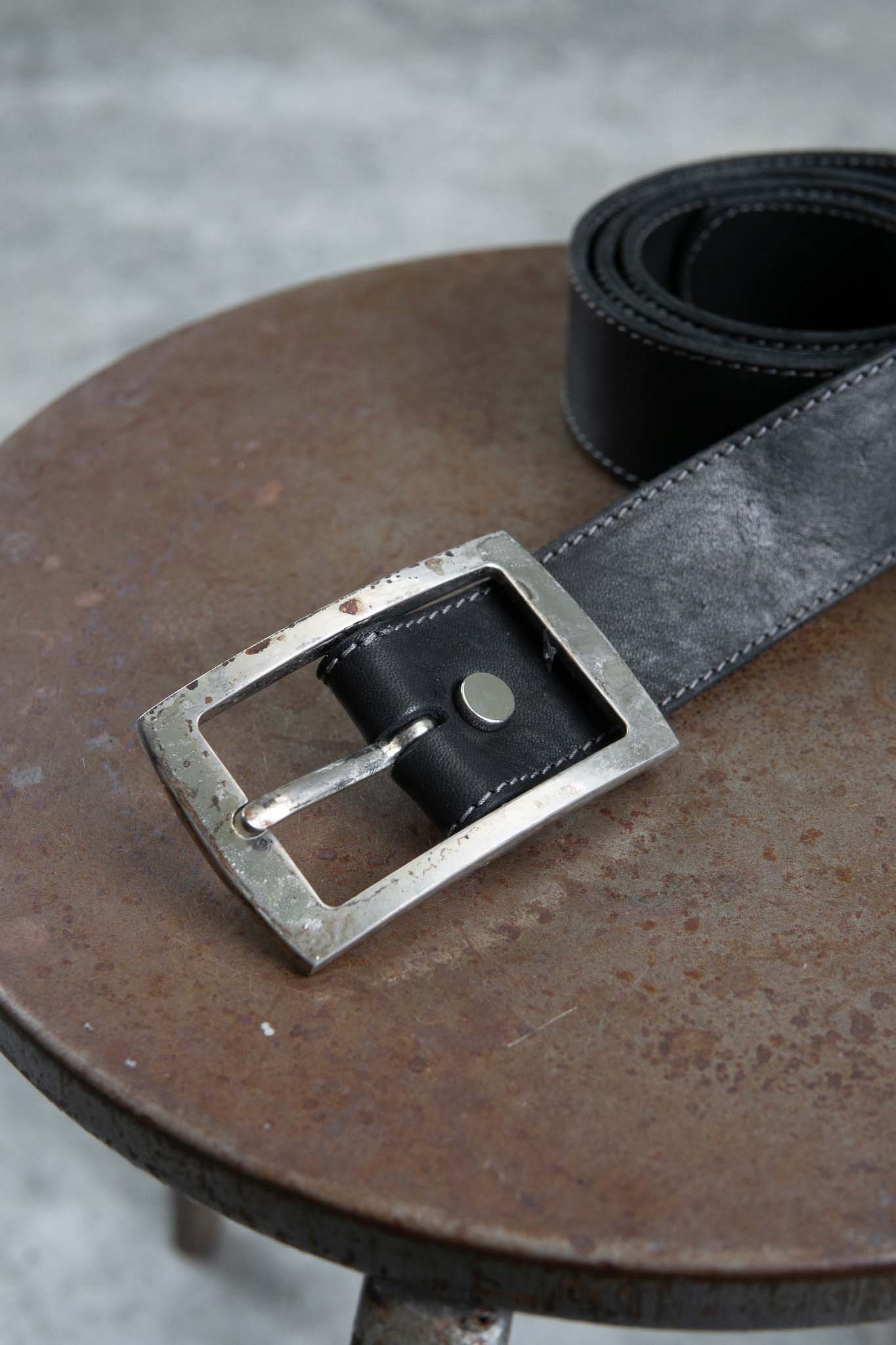 HORSE LEATHER BELT SQARE 40