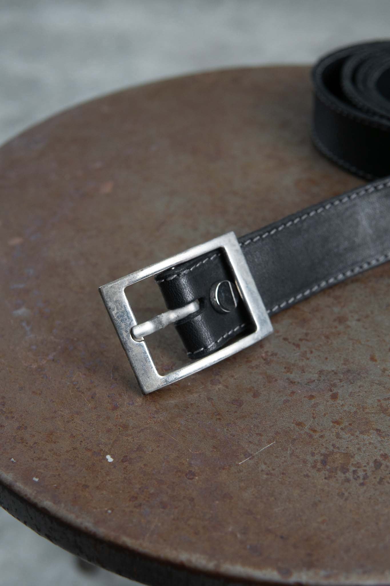 HORSE LEATHER BELT SQARE 30