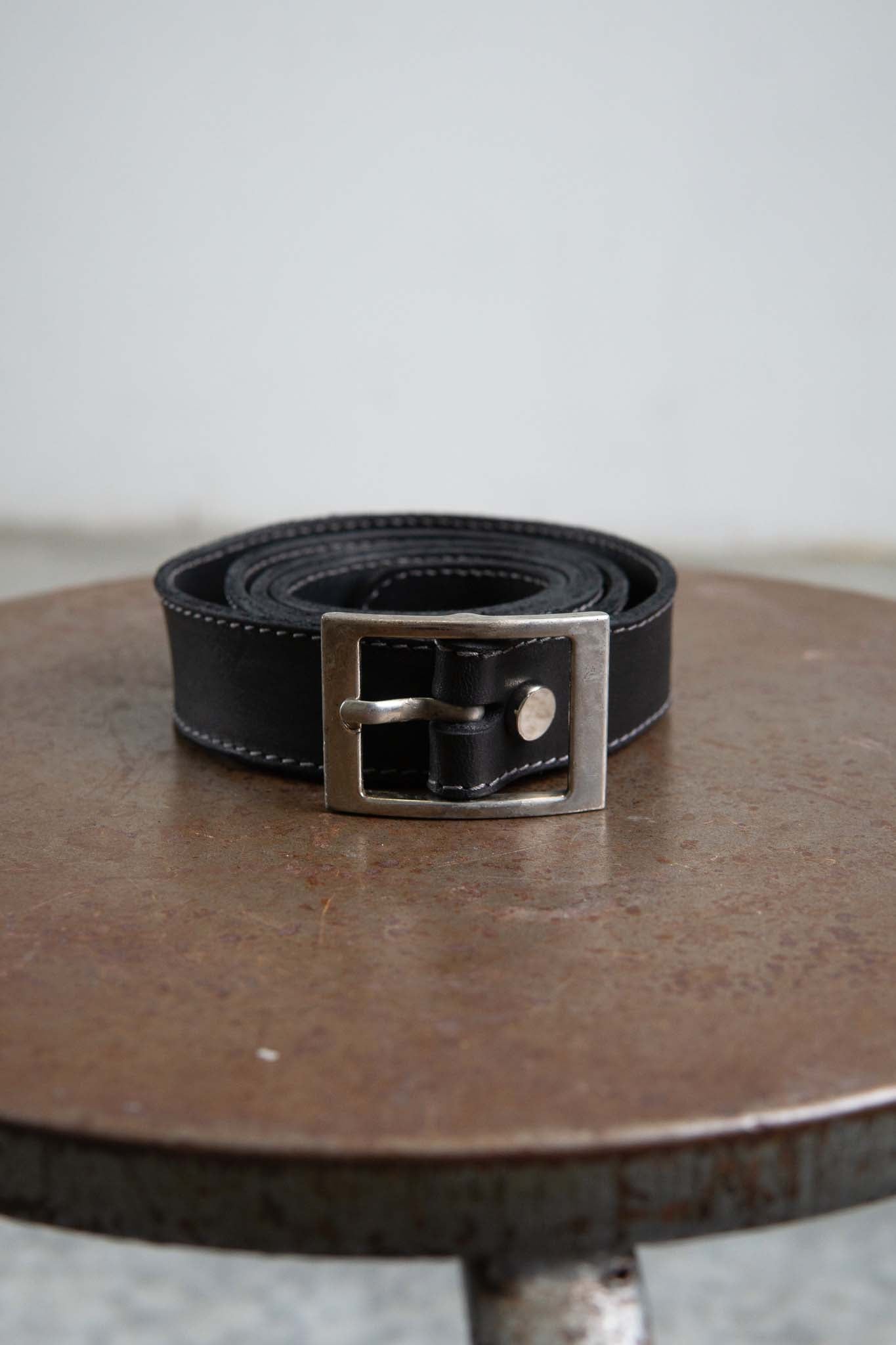 HORSE LEATHER BELT SQARE 30