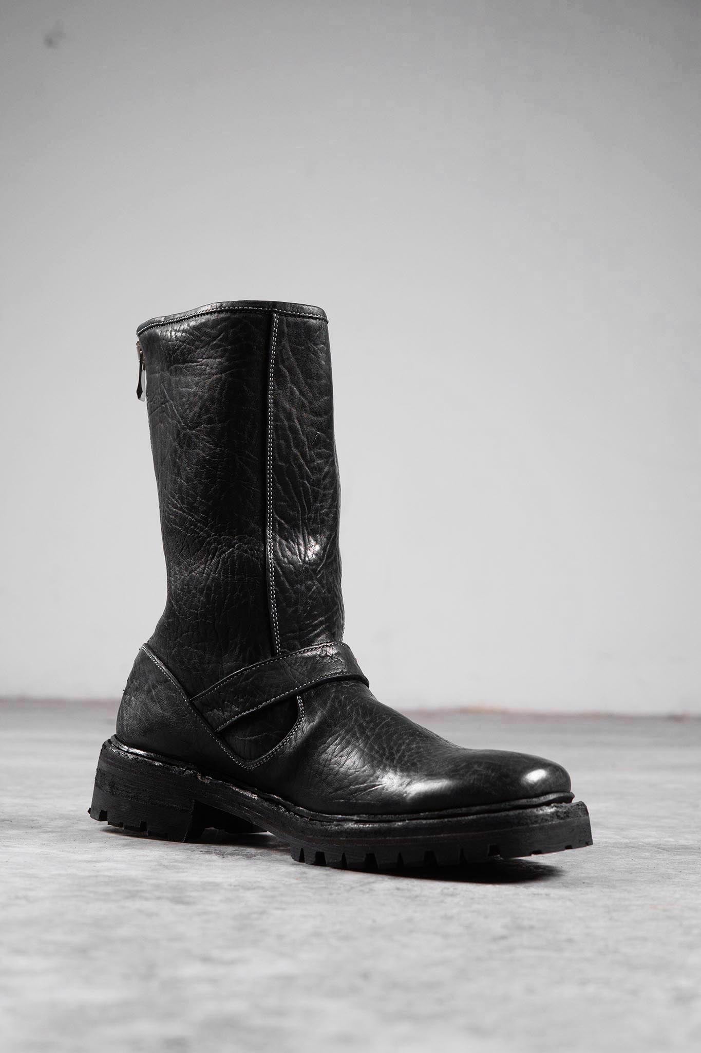 HORSE RG LEATHER ENGINEER BOOTS EG-1 VIBRAM SOLES GOODYEAR WELT PIECE DYED