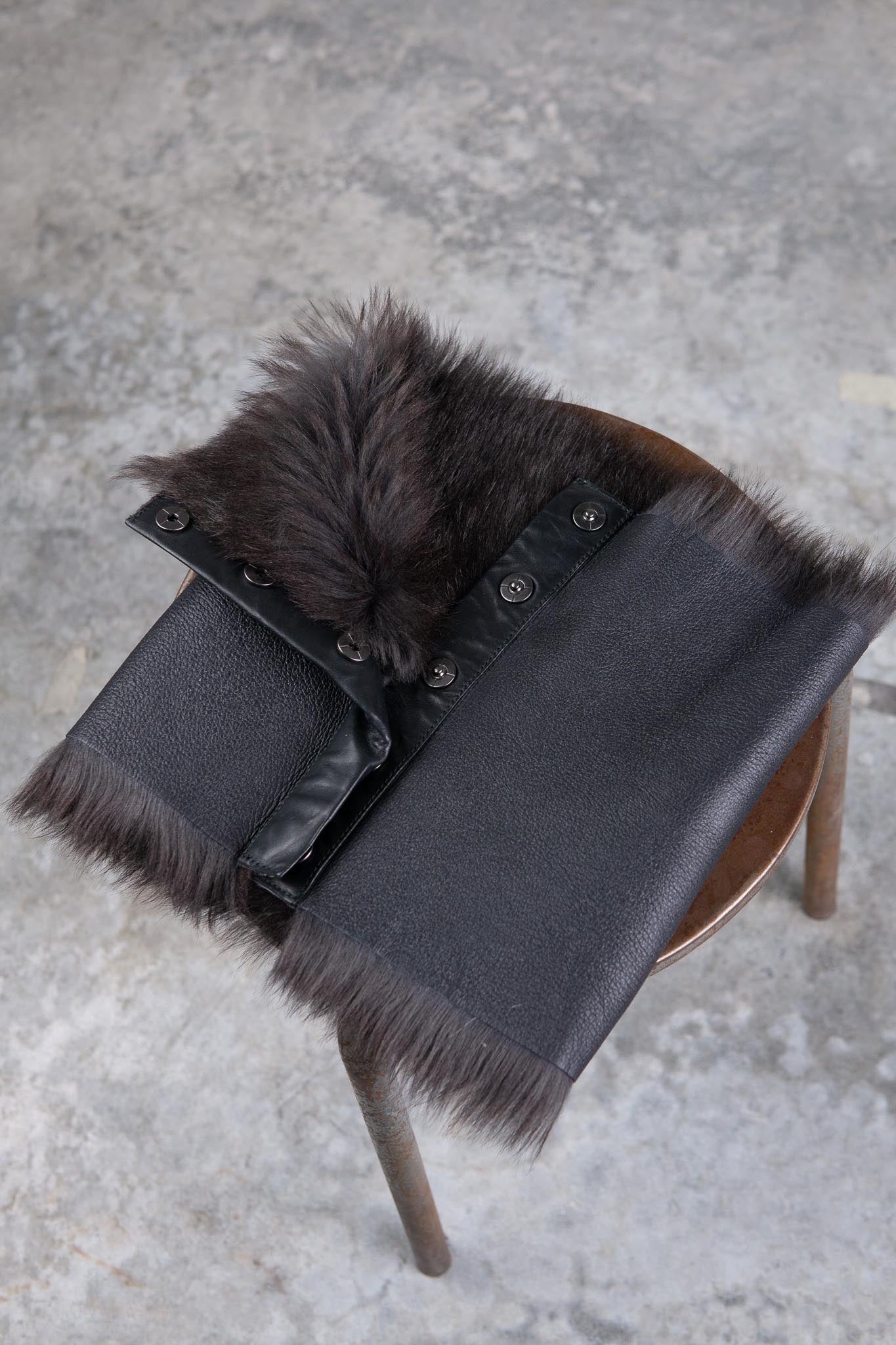 SHEEP SHEARLING  SCARF #3